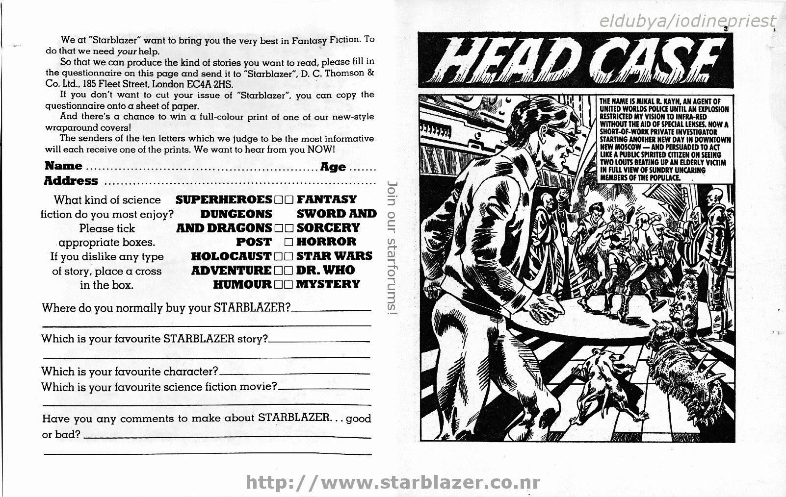 Read online Starblazer comic -  Issue #252 - 3