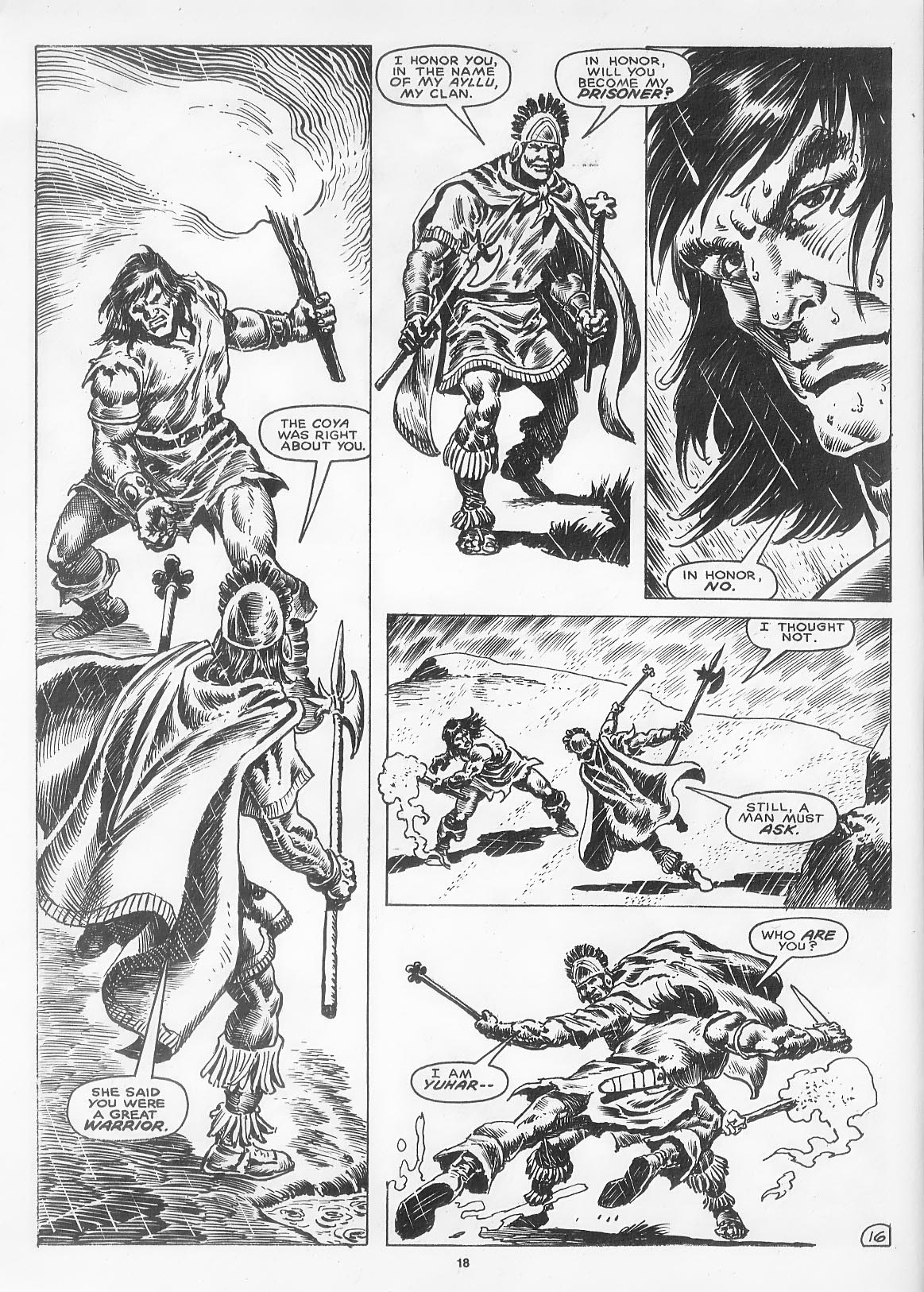 Read online The Savage Sword Of Conan comic -  Issue #166 - 20