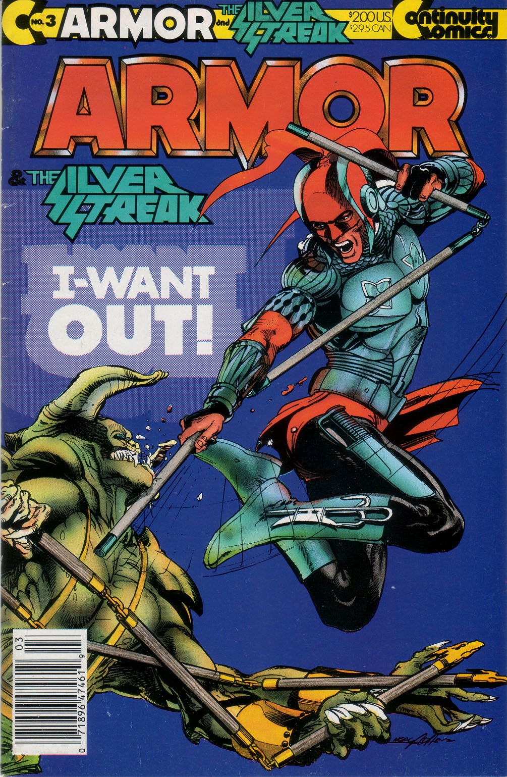 Read online The Revengers featuring Armor and Silver Streak comic -  Issue #3 - 1