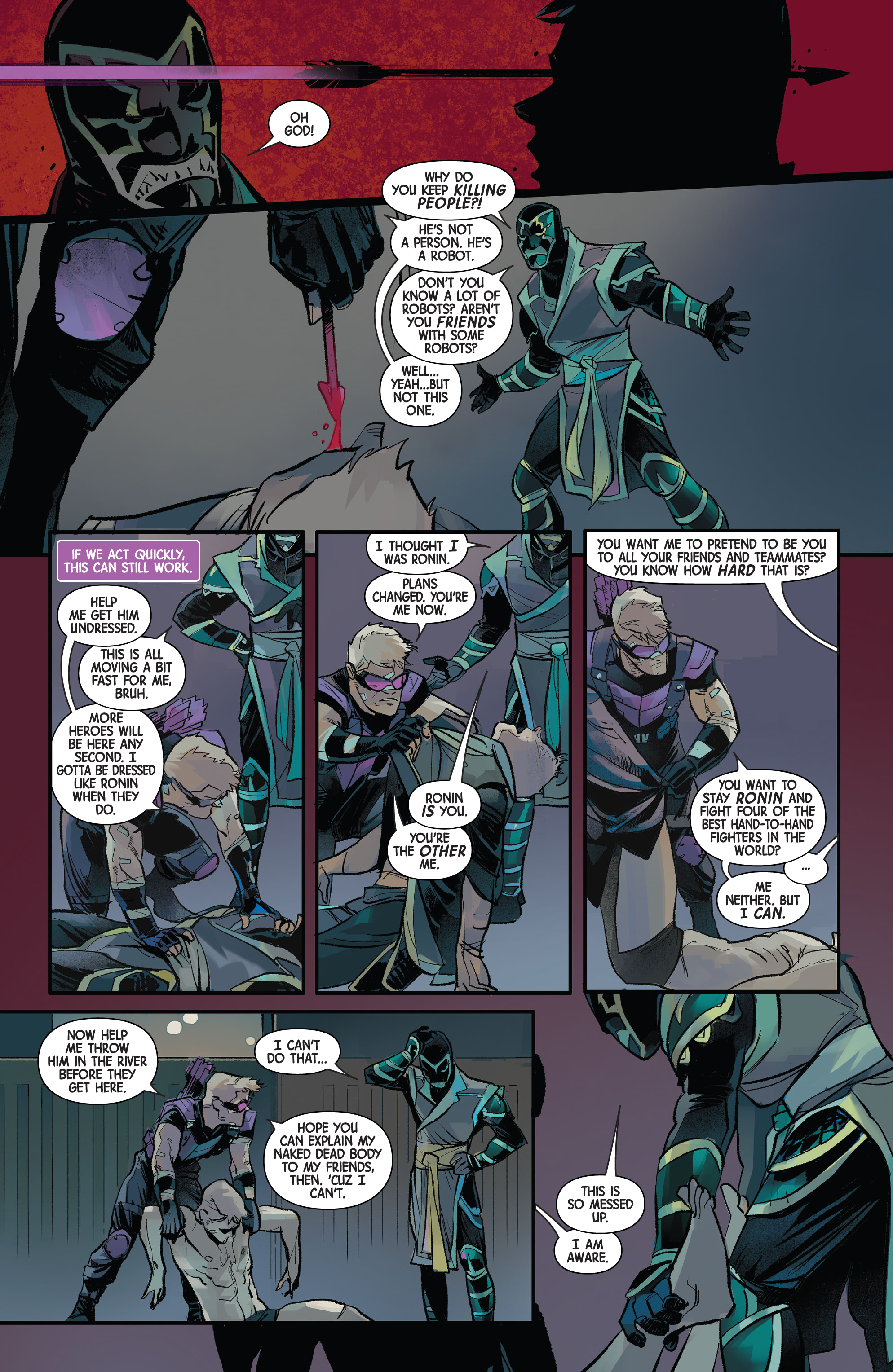 Read online Hawkeye: Freefall comic -  Issue #4 - 18