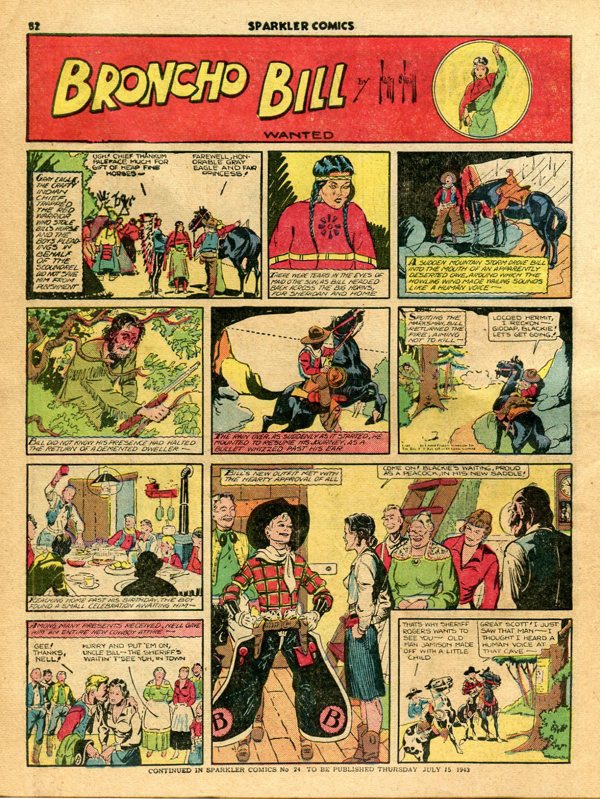 Read online Sparkler Comics comic -  Issue #23 - 50