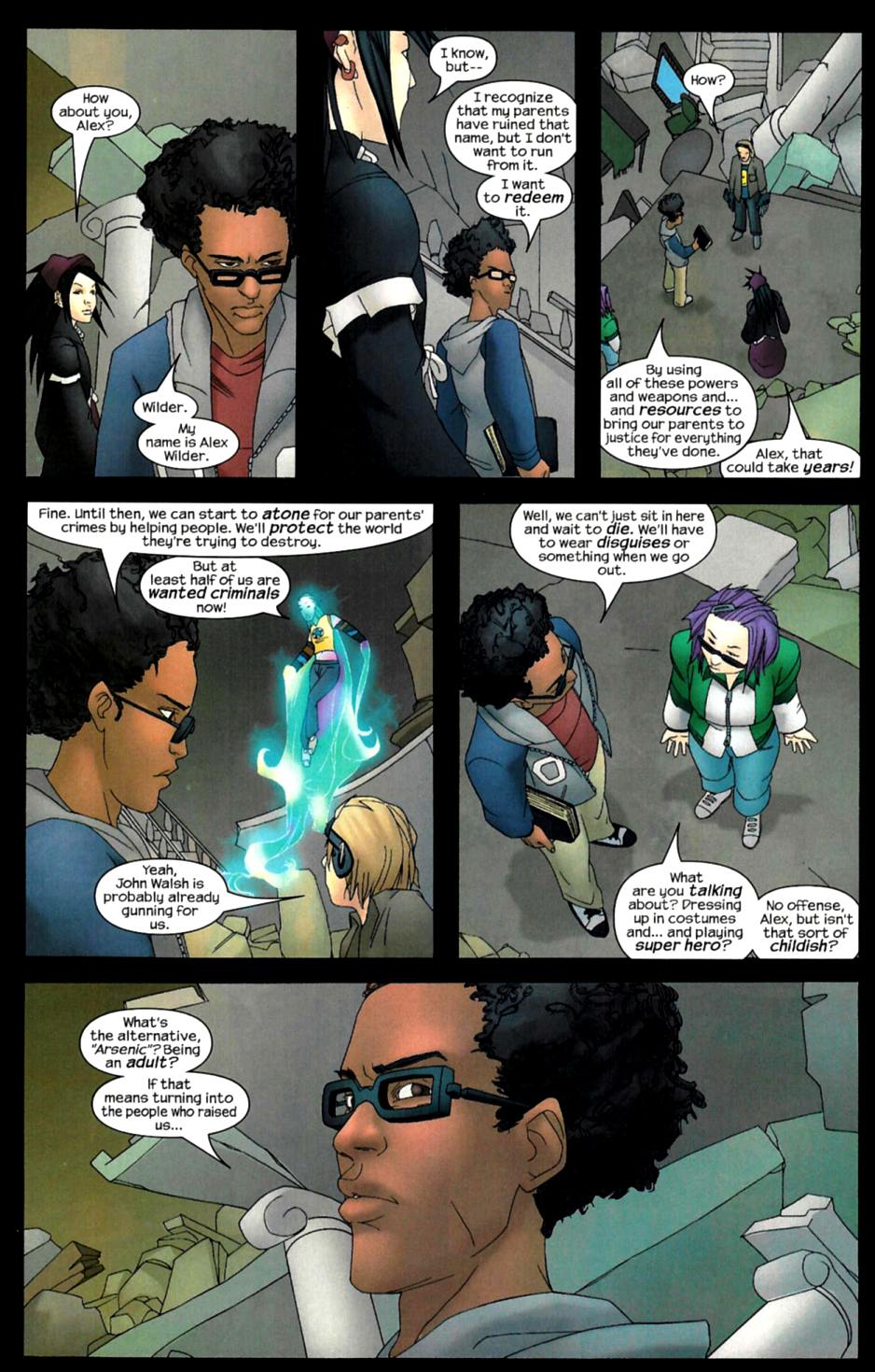 Read online Runaways (2003) comic -  Issue #6 - 24