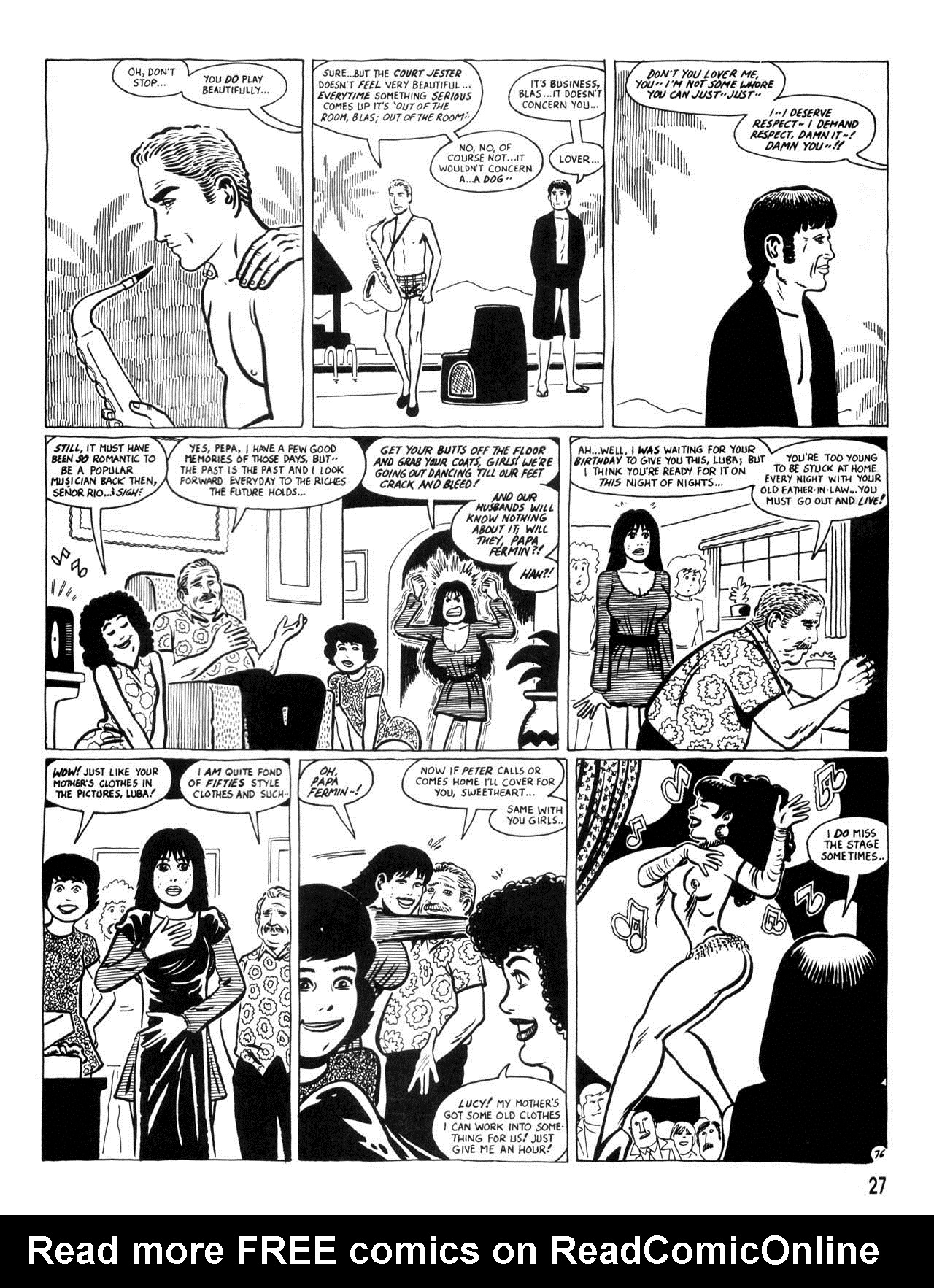Read online Love and Rockets (1982) comic -  Issue #35 - 29
