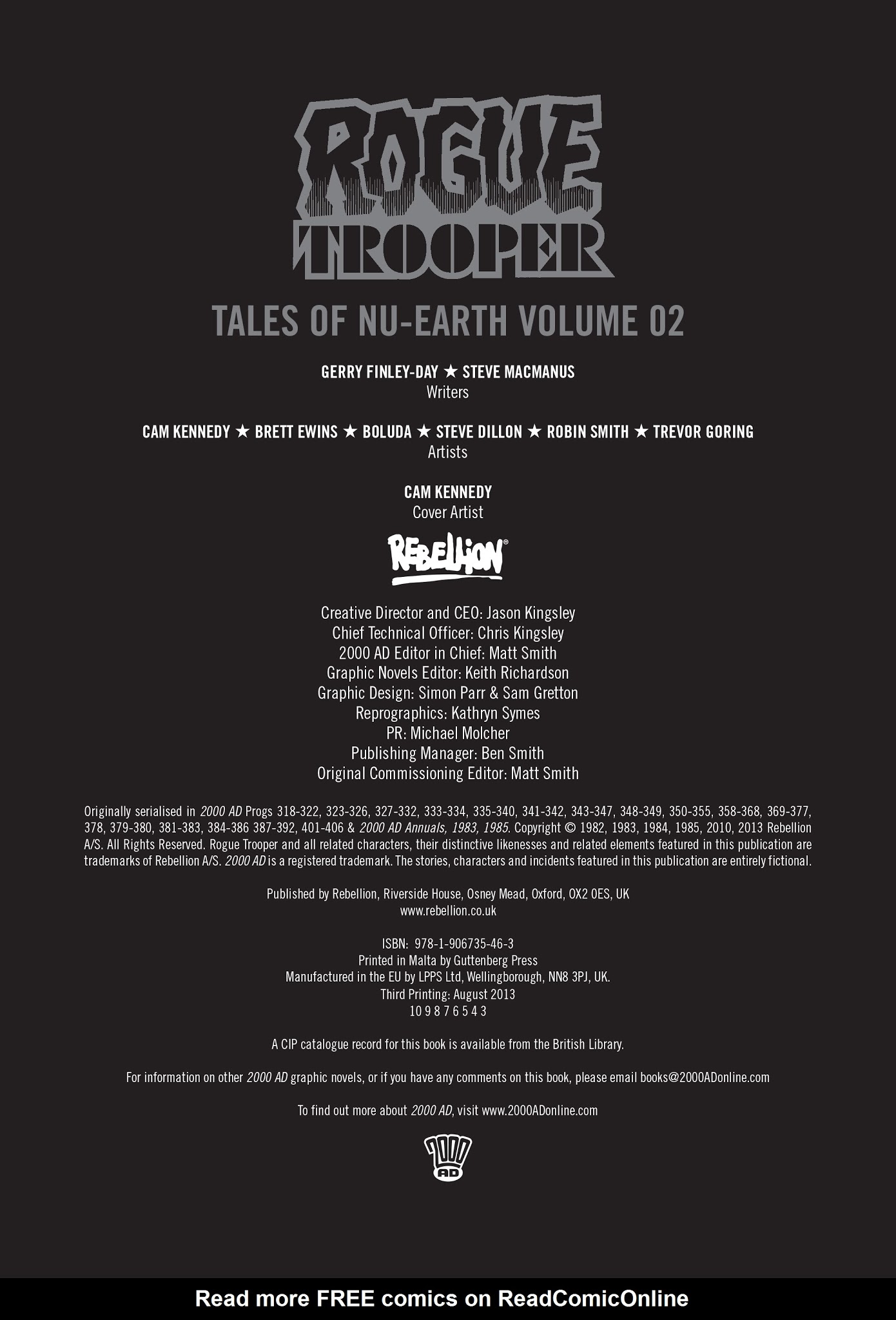 Read online Rogue Trooper: Tales of Nu-Earth comic -  Issue # TPB 2 - 4