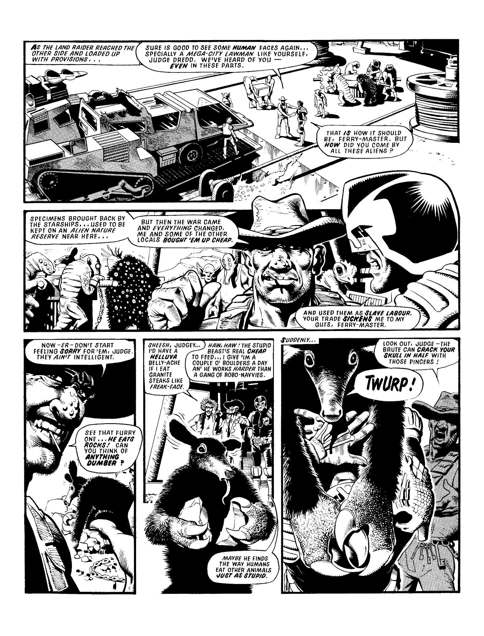 Read online Judge Dredd: The Cursed Earth Uncensored comic -  Issue # TPB - 61