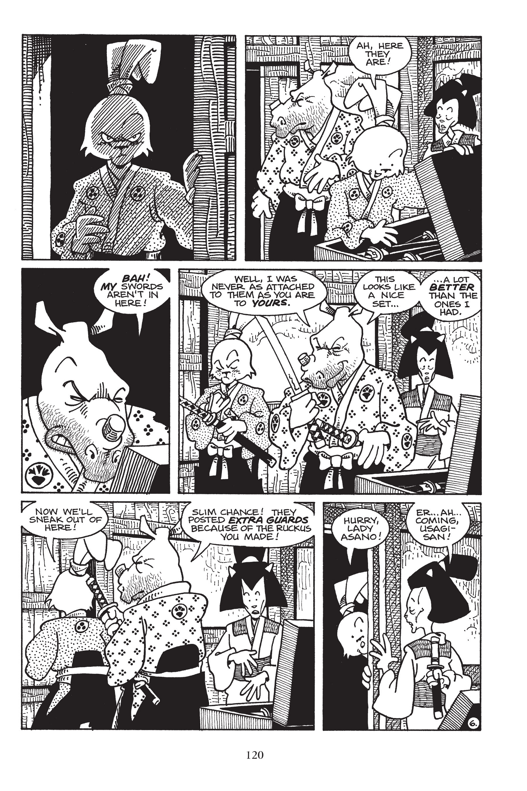 Read online Usagi Yojimbo (1987) comic -  Issue # _TPB 7 - 113