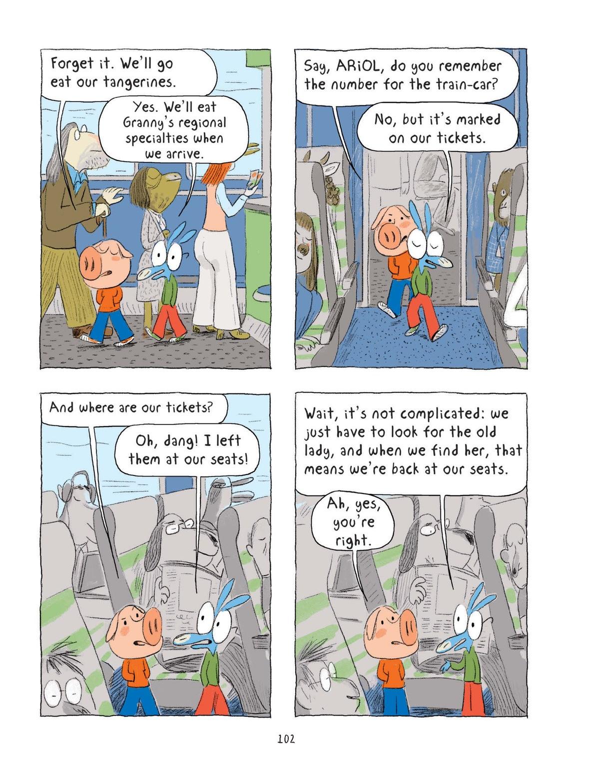Read online Ariol comic -  Issue # TPB 2 - 104
