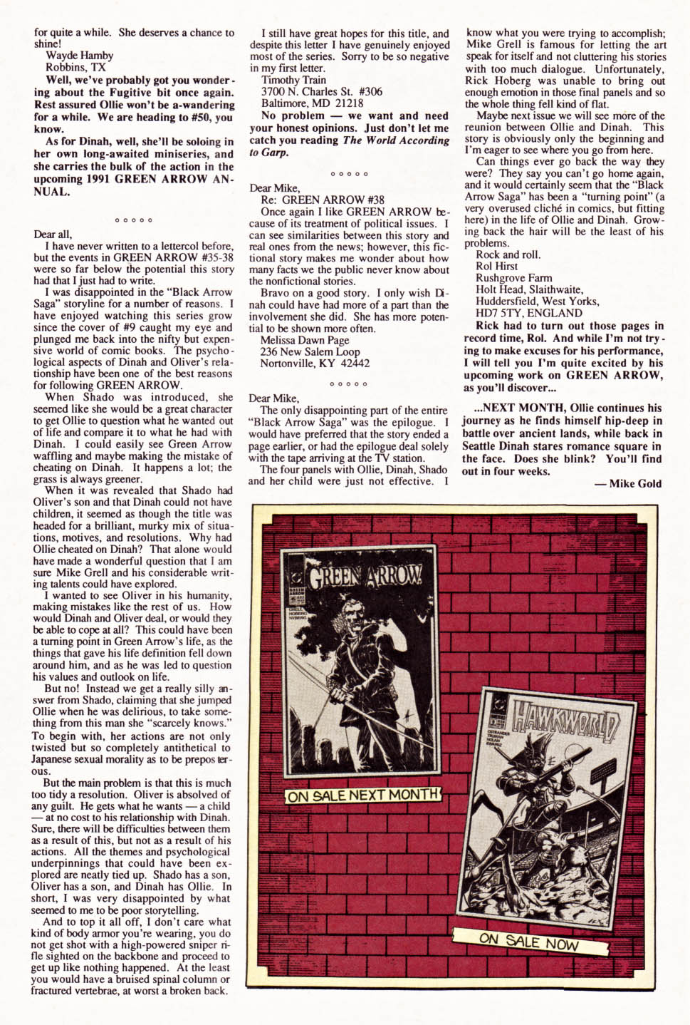 Read online Green Arrow (1988) comic -  Issue #44 - 26