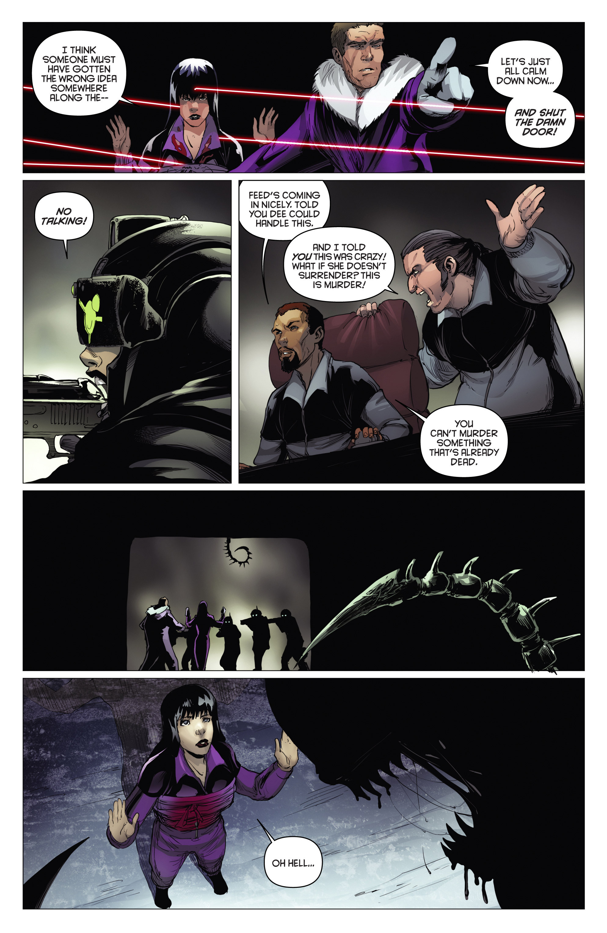 Read online Aliens/Vampirella comic -  Issue #2 - 17
