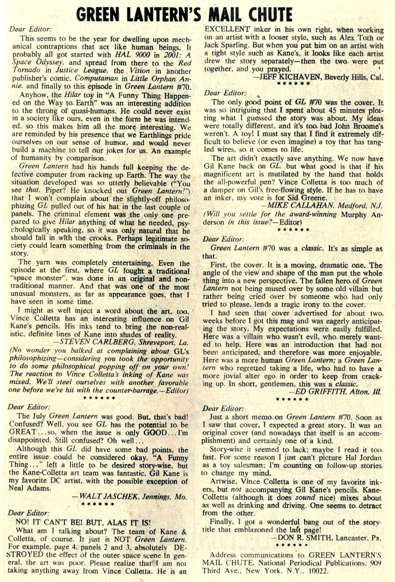 Read online Green Lantern (1960) comic -  Issue #73 - 13