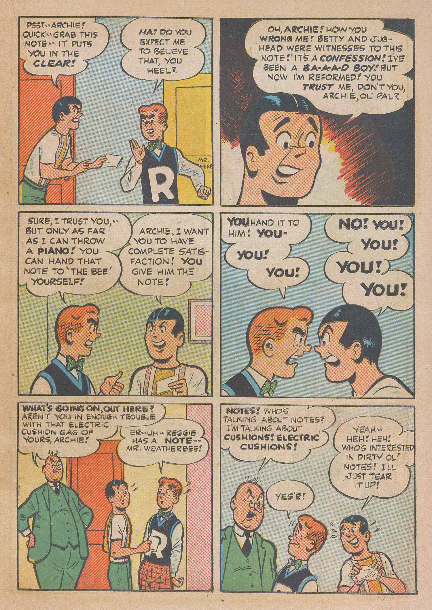Read online Archie's Rival Reggie comic -  Issue #3 - 17