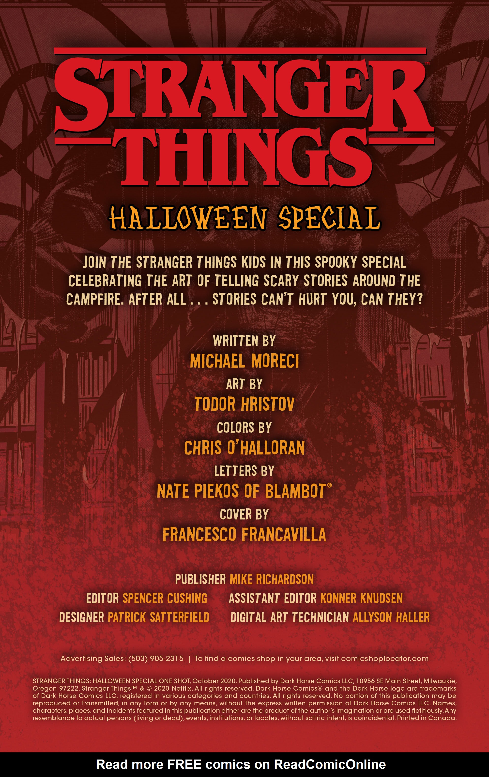 Read online Stranger Things Halloween Special comic -  Issue # Full - 2