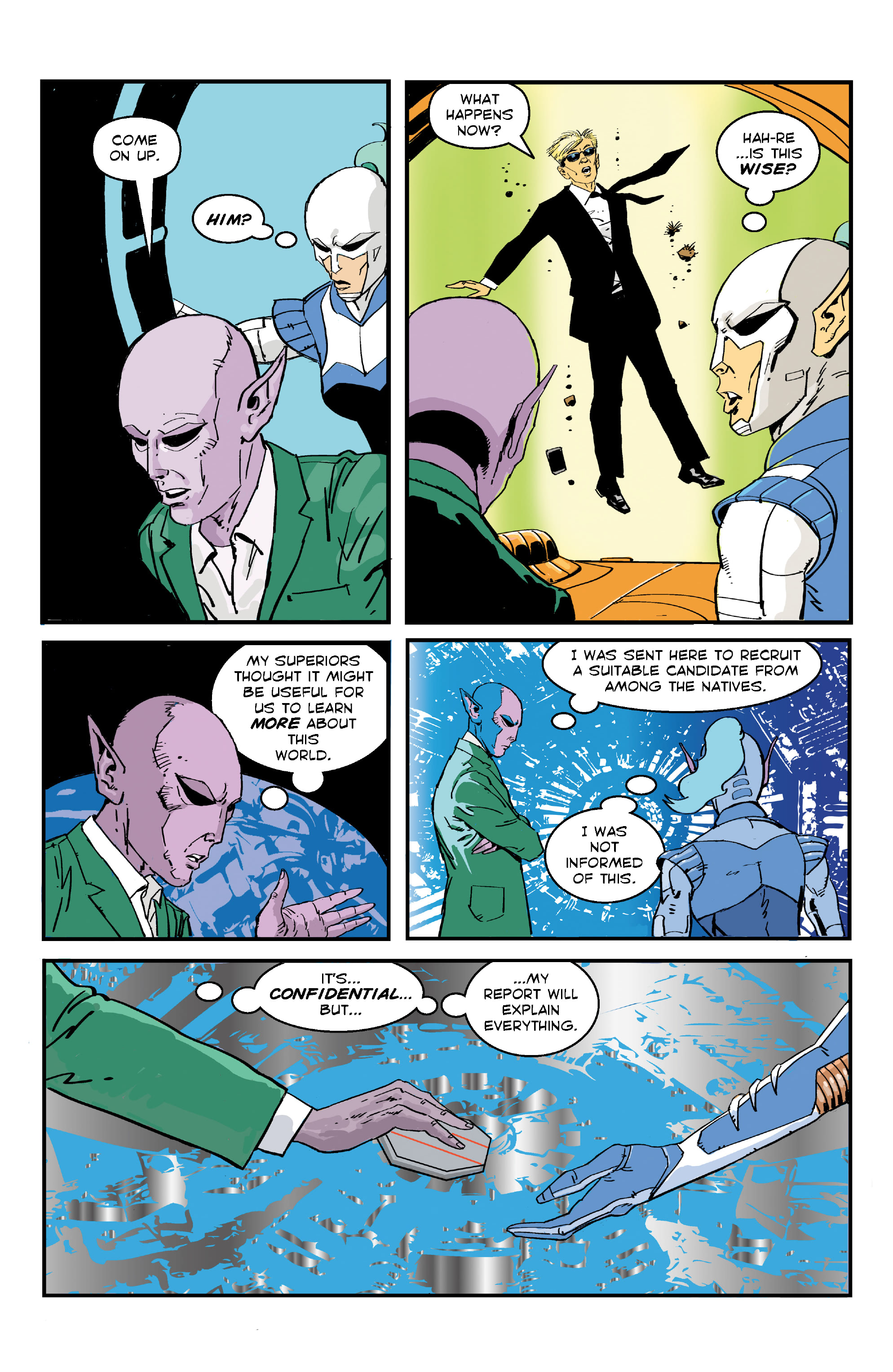 Read online Resident Alien: Your Ride's Here comic -  Issue #6 - 13