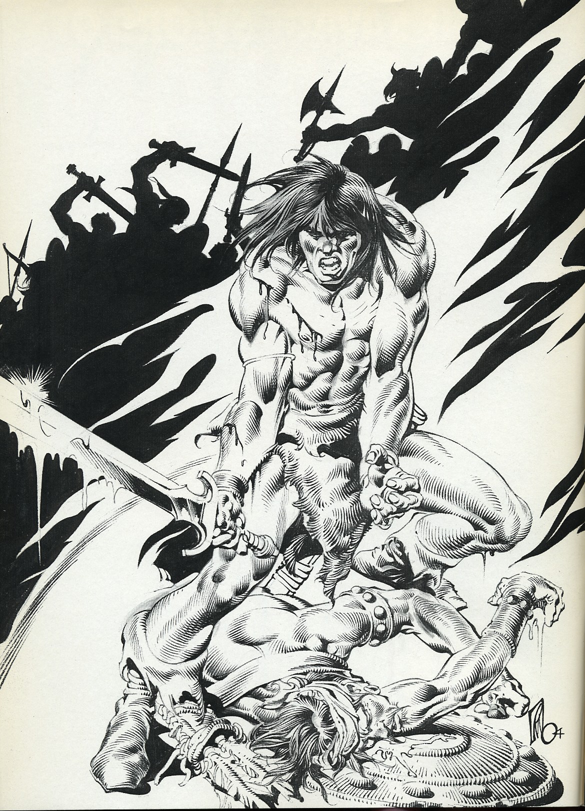 Read online The Savage Sword Of Conan comic -  Issue #128 - 2