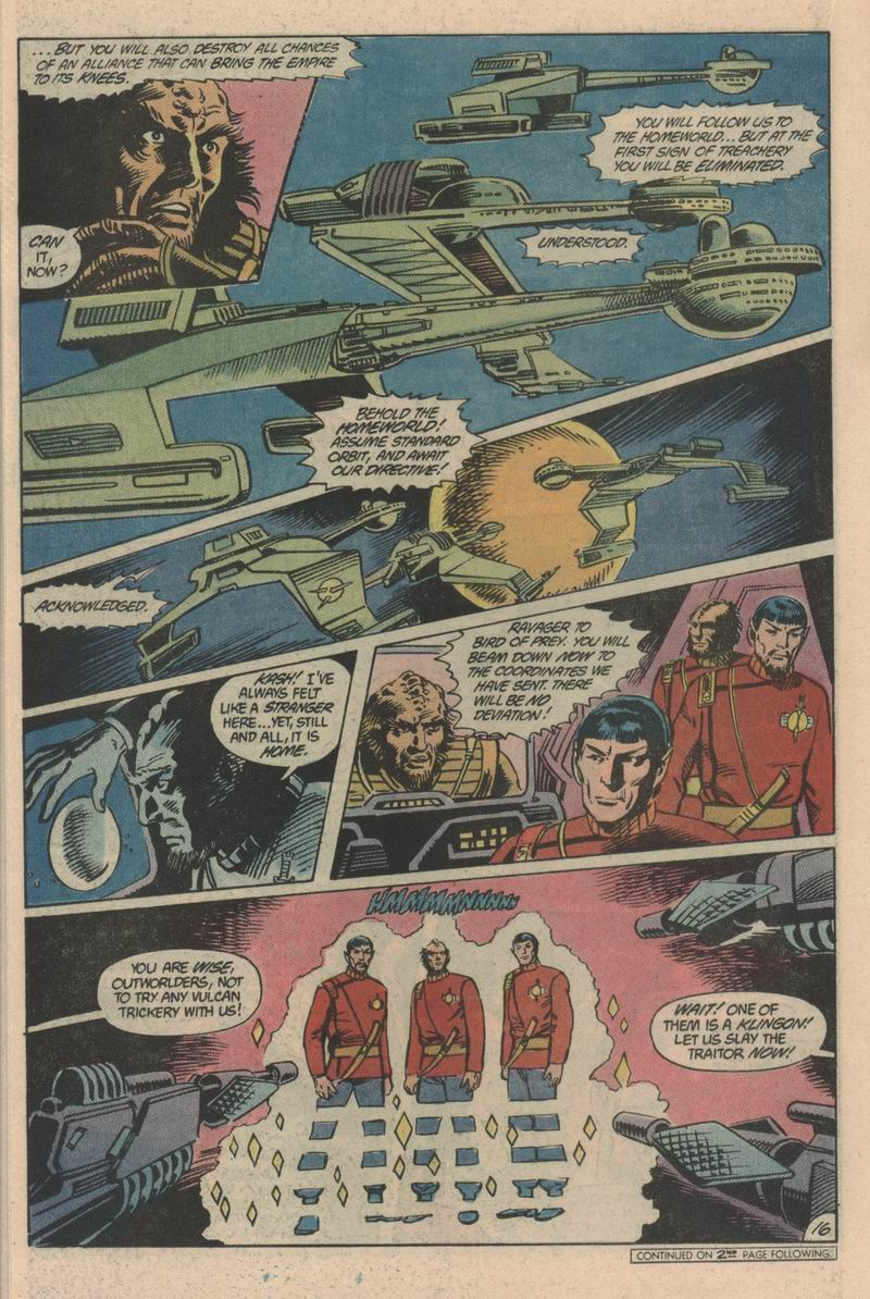 Read online Star Trek (1984) comic -  Issue #14 - 16