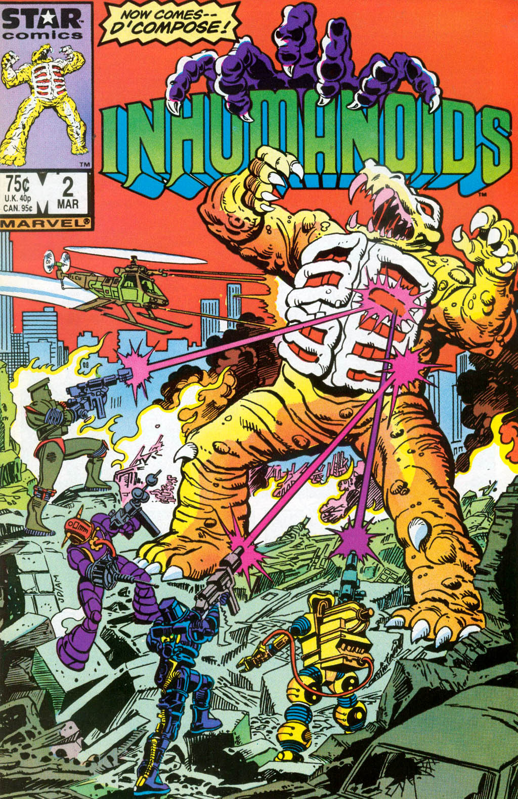 Read online The Inhumanoids comic -  Issue #2 - 1