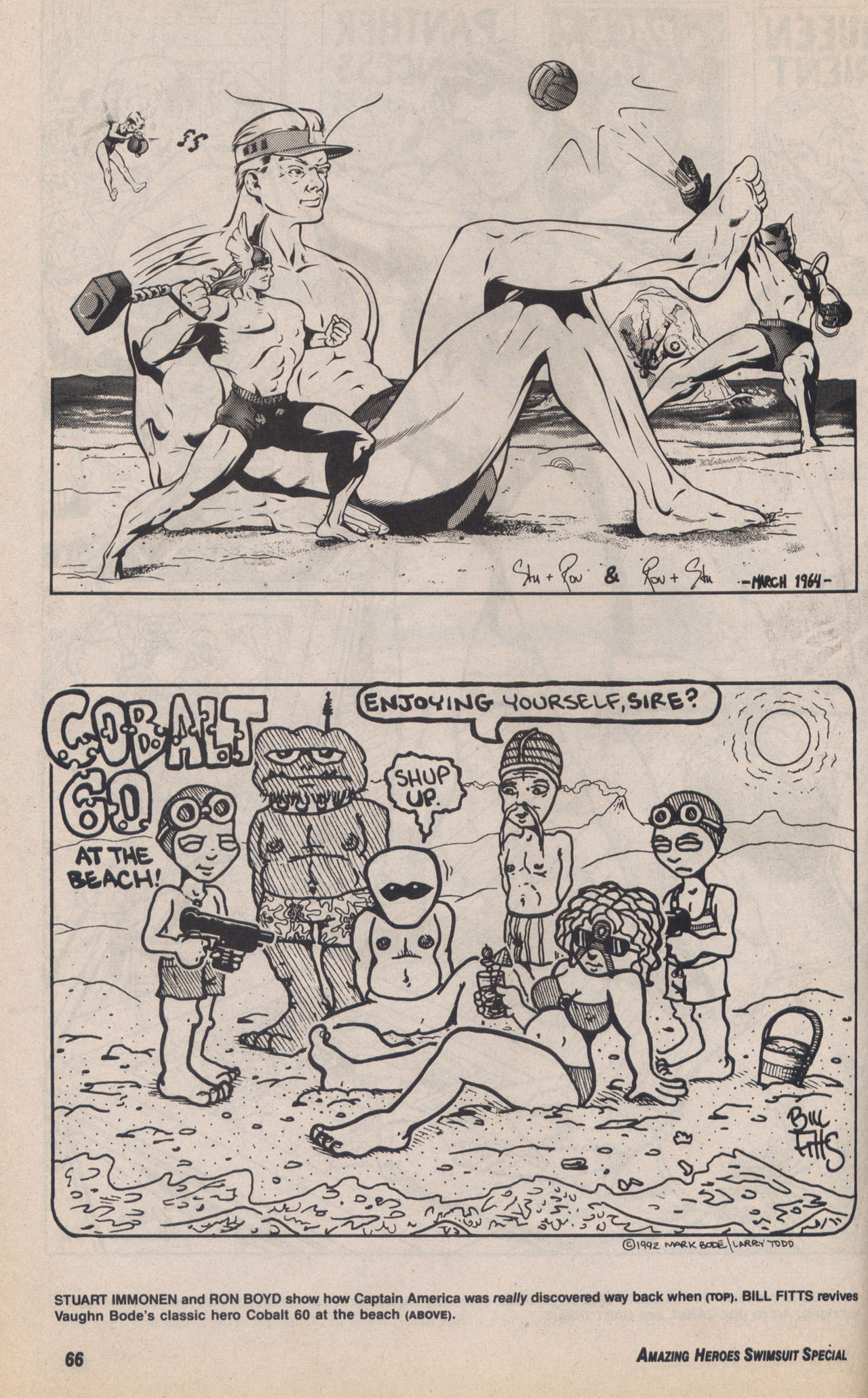 Read online Amazing Heroes Swimsuit Special comic -  Issue # TPB 3 - 65