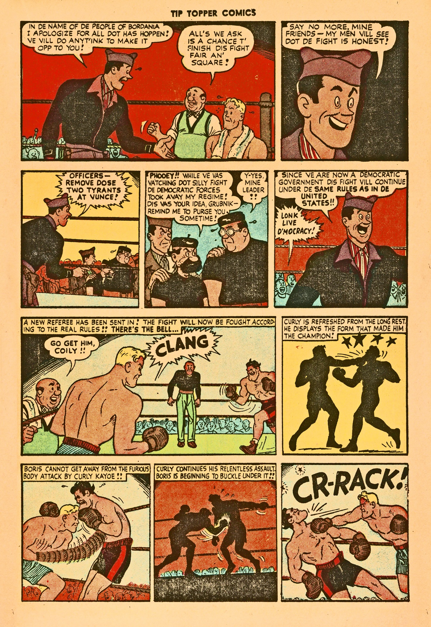 Read online Tip Topper Comics comic -  Issue #1 - 19