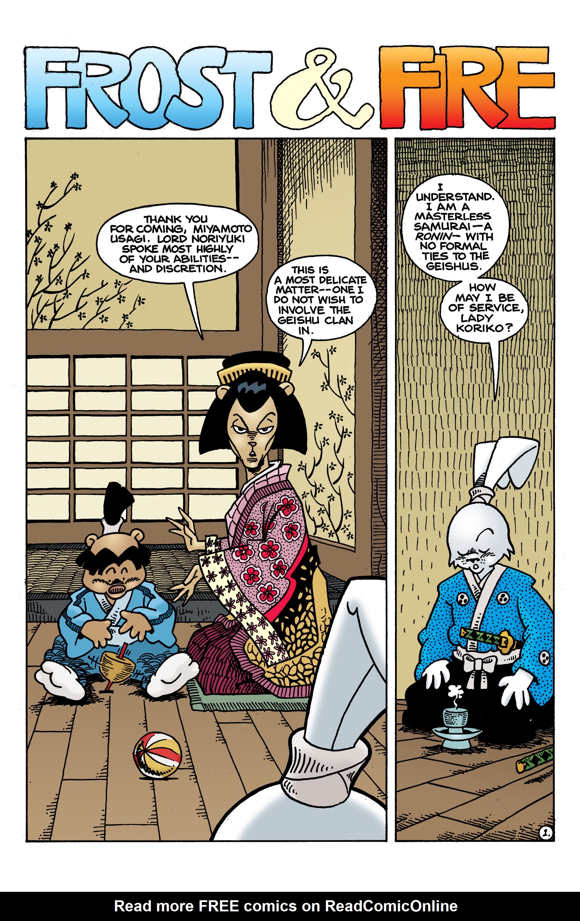 Read online Usagi Yojimbo: Lone Goat and Kid comic -  Issue #1 - 3