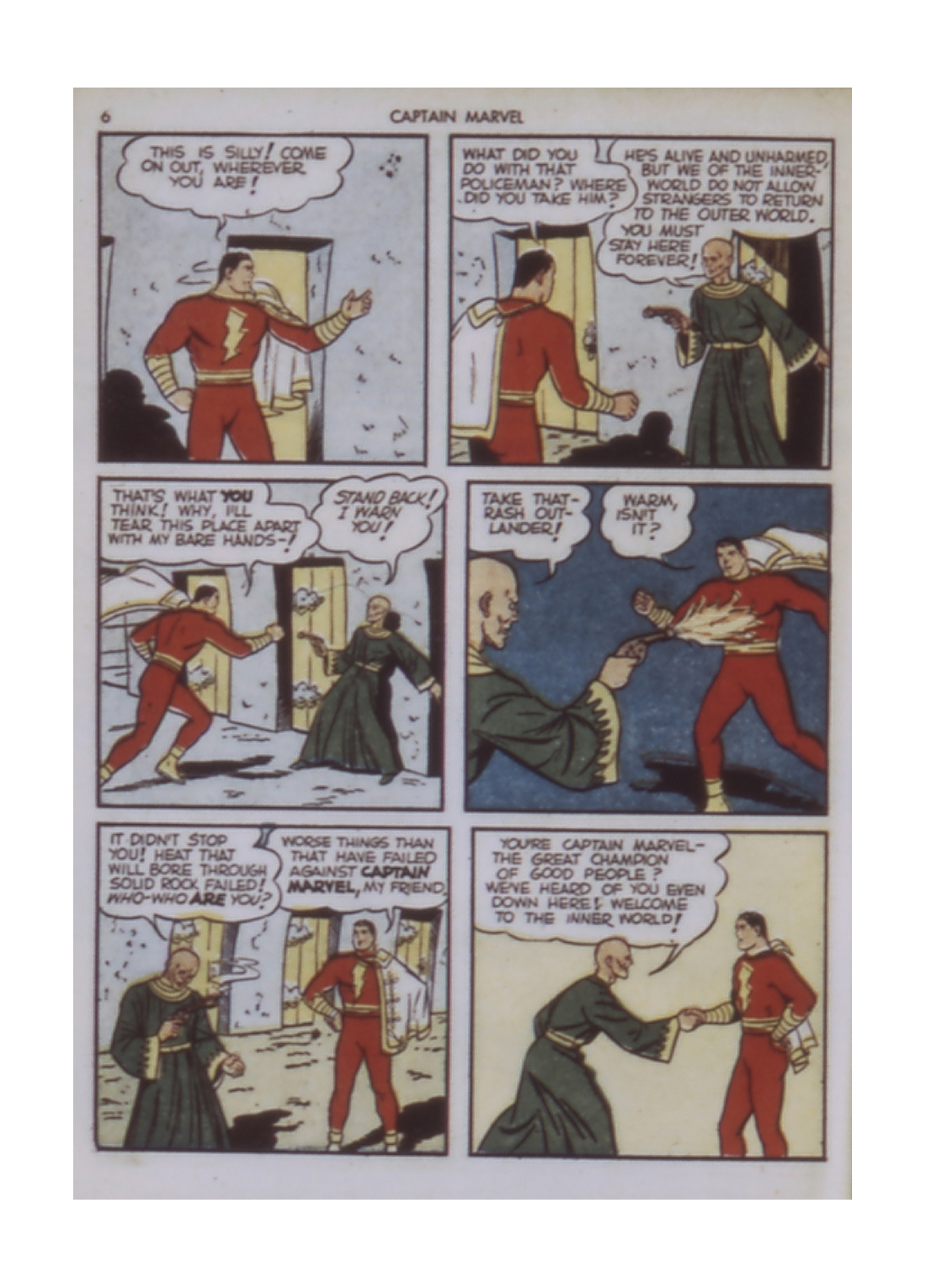 Read online Captain Marvel Adventures comic -  Issue #6 - 6