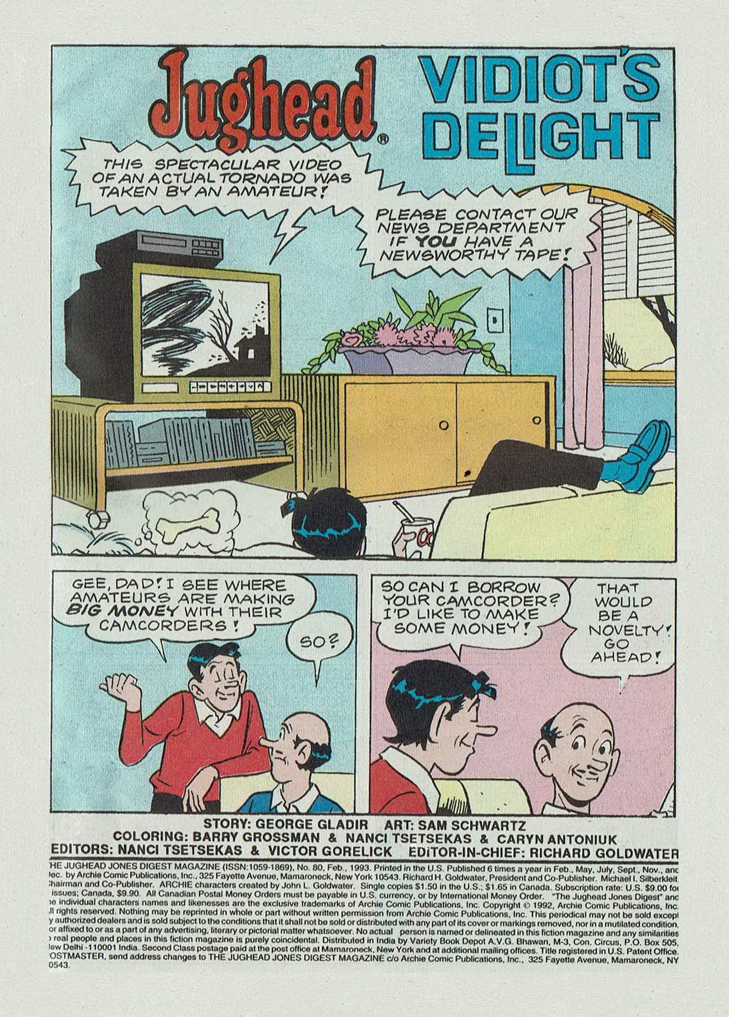 Read online Jughead Jones Comics Digest comic -  Issue #80 - 3
