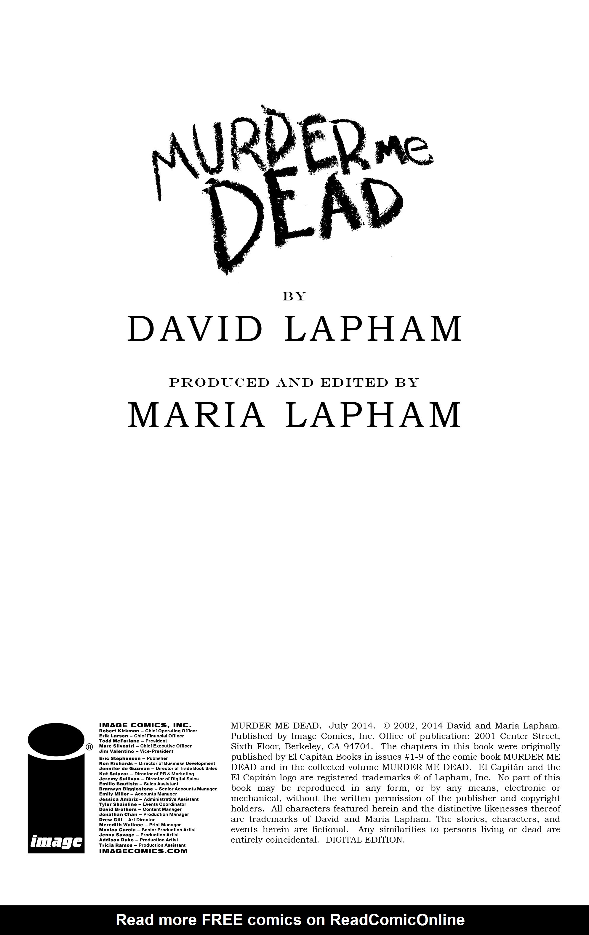Read online Murder Me Dead comic -  Issue # _TPB (Part 1) - 5