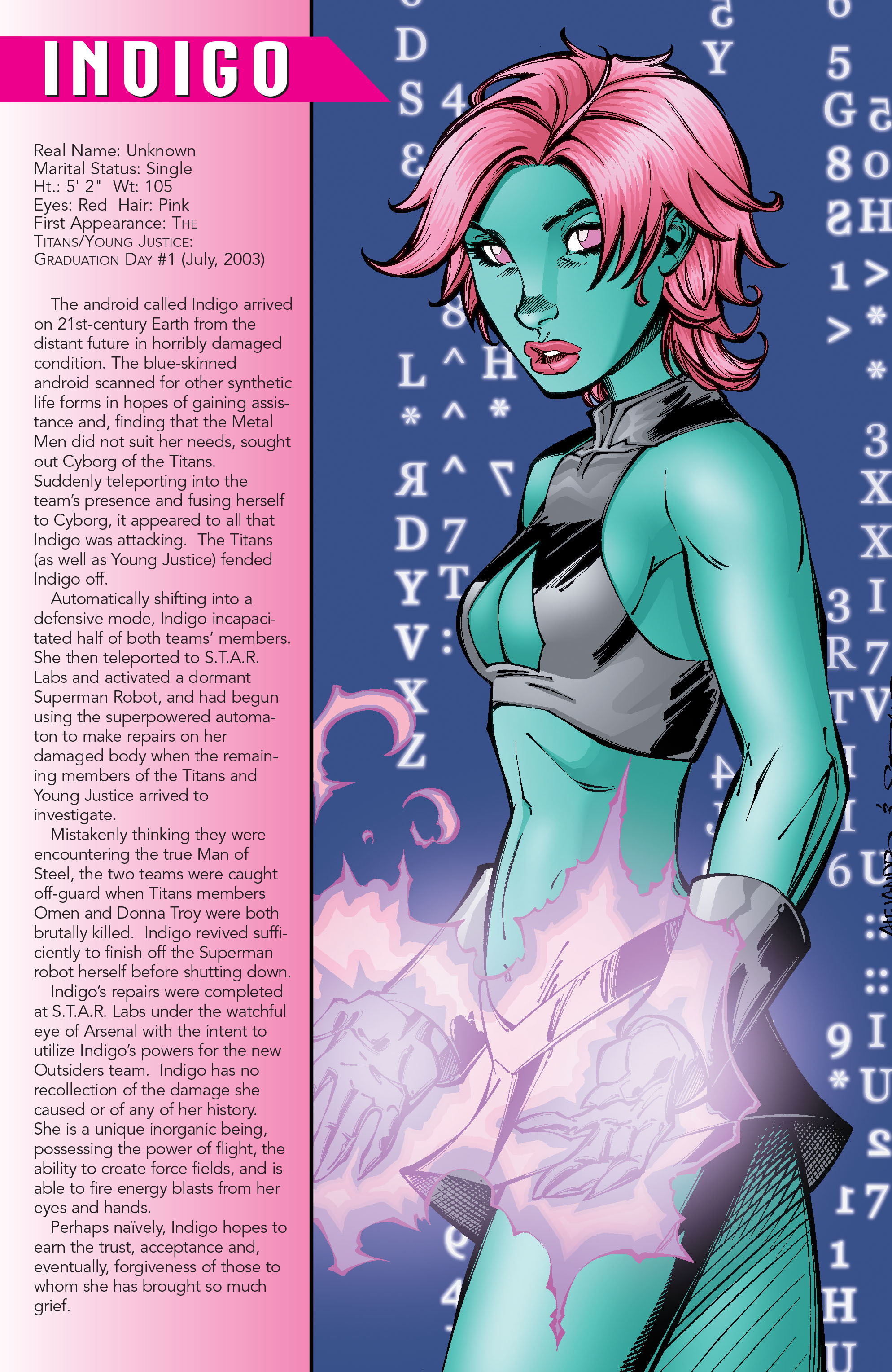 Read online Teen Titans/Outsiders Secret Files comic -  Issue # Full - 43