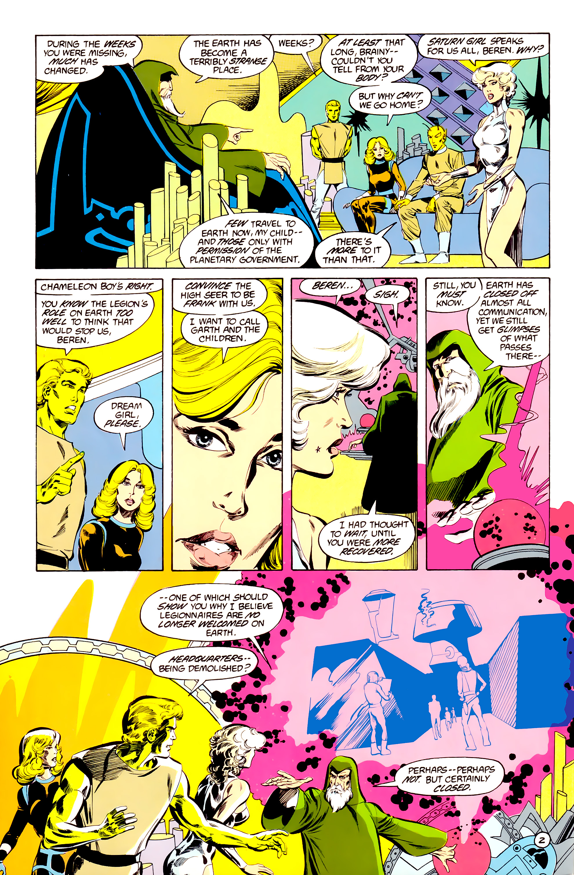 Read online Legion of Super-Heroes (1984) comic -  Issue #34 - 3