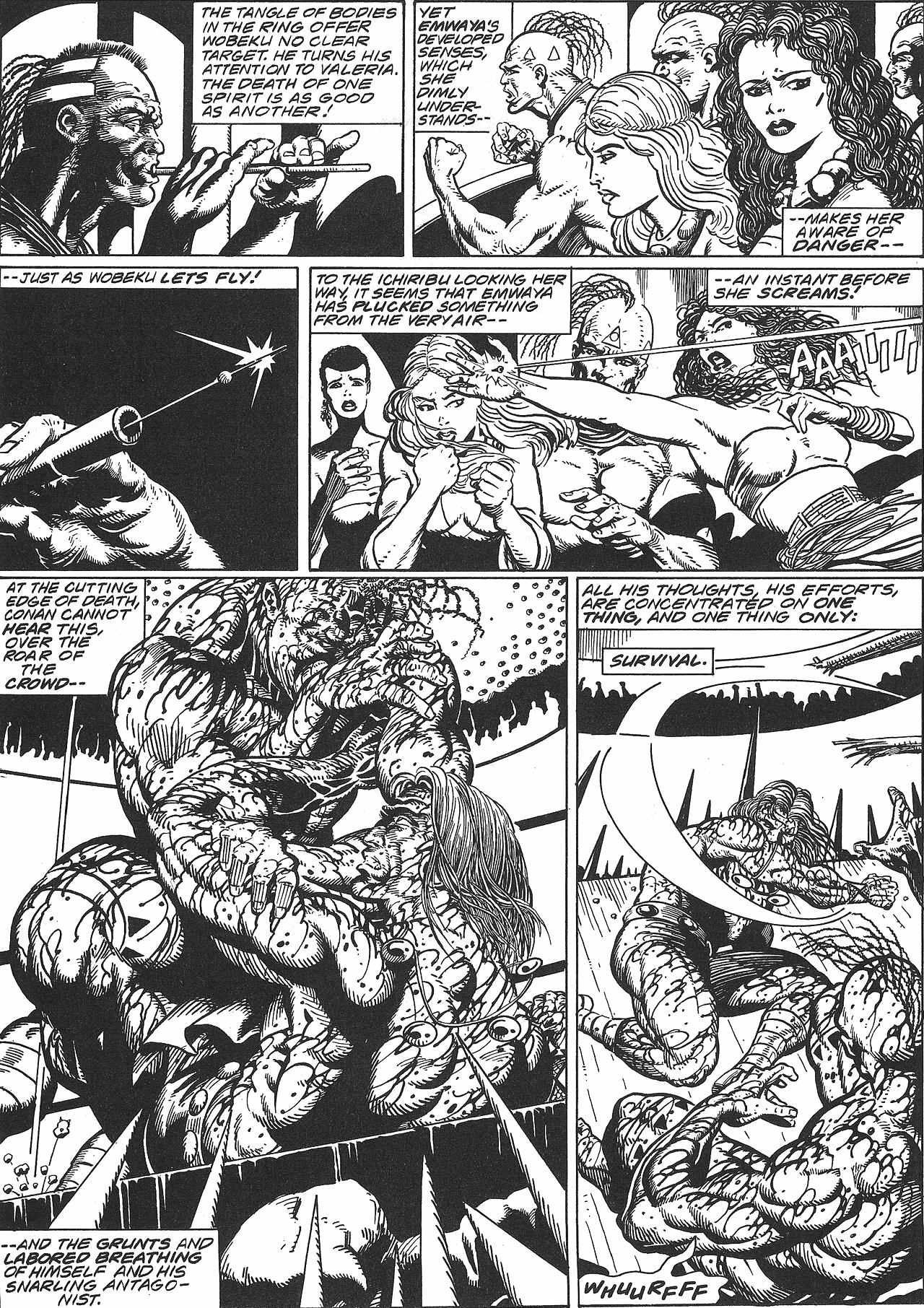 Read online The Savage Sword Of Conan comic -  Issue #213 - 20
