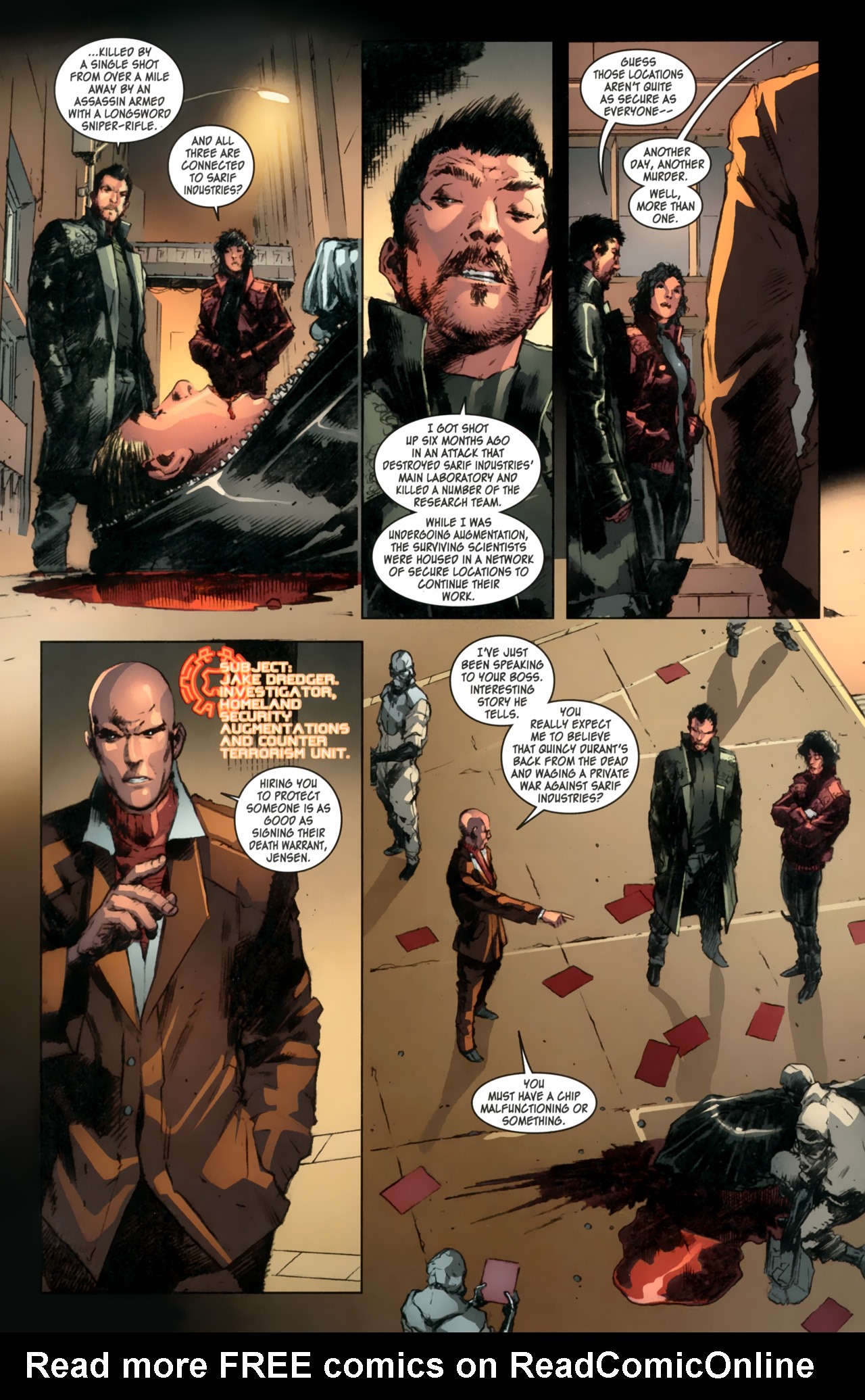 Read online Deus Ex comic -  Issue #4 - 9