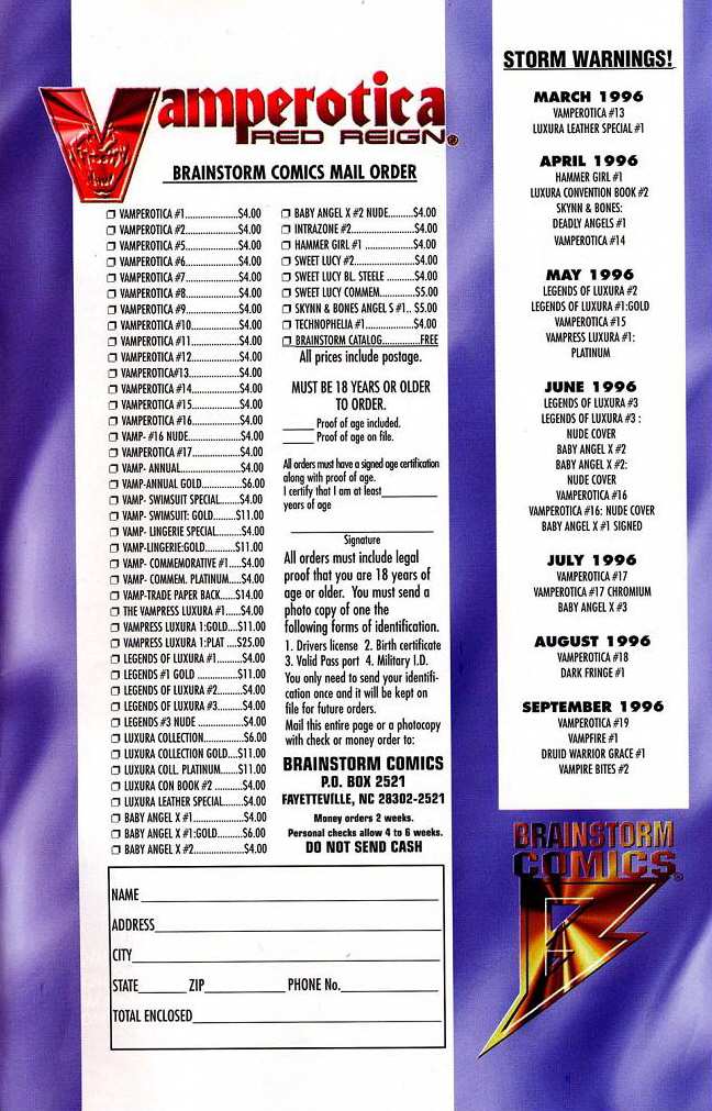 Read online Vamperotica comic -  Issue #17 - 34