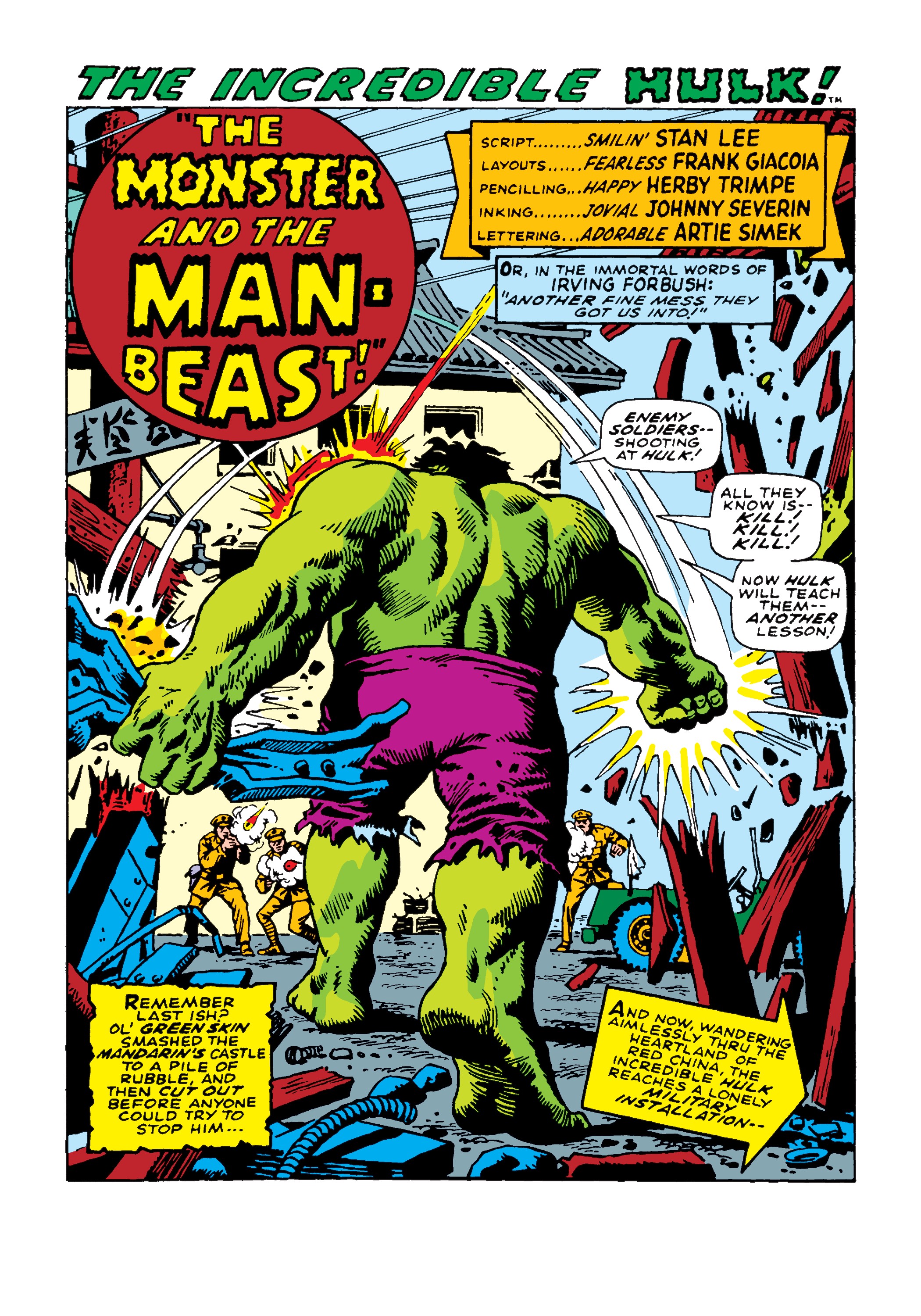 Read online Marvel Masterworks: The Incredible Hulk comic -  Issue # TPB 4 (Part 2) - 87