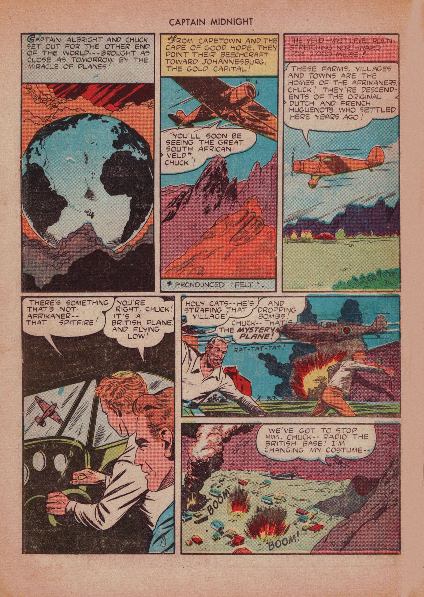 Read online Captain Midnight (1942) comic -  Issue #15 - 6