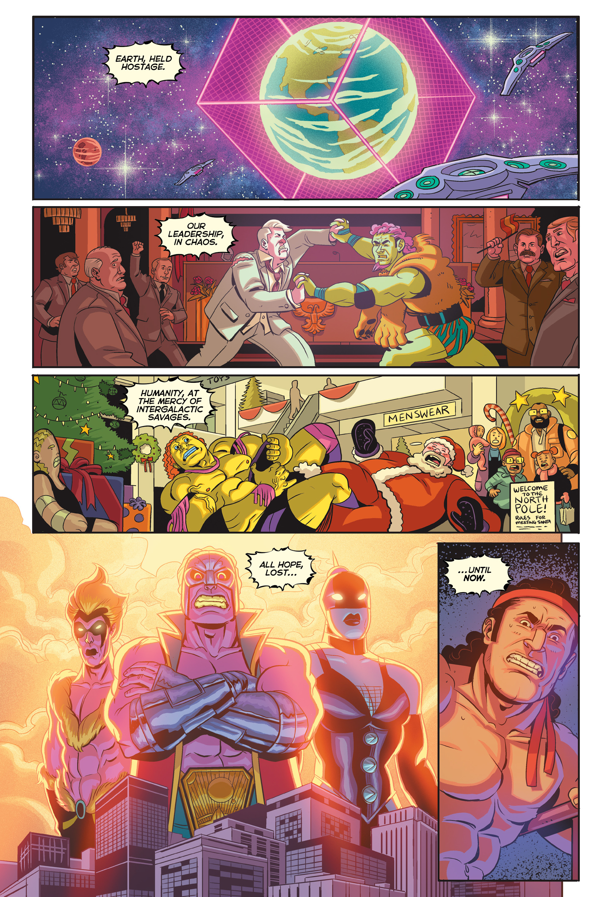 Read online Invasion from Planet Wrestletopia comic -  Issue #4 - 14