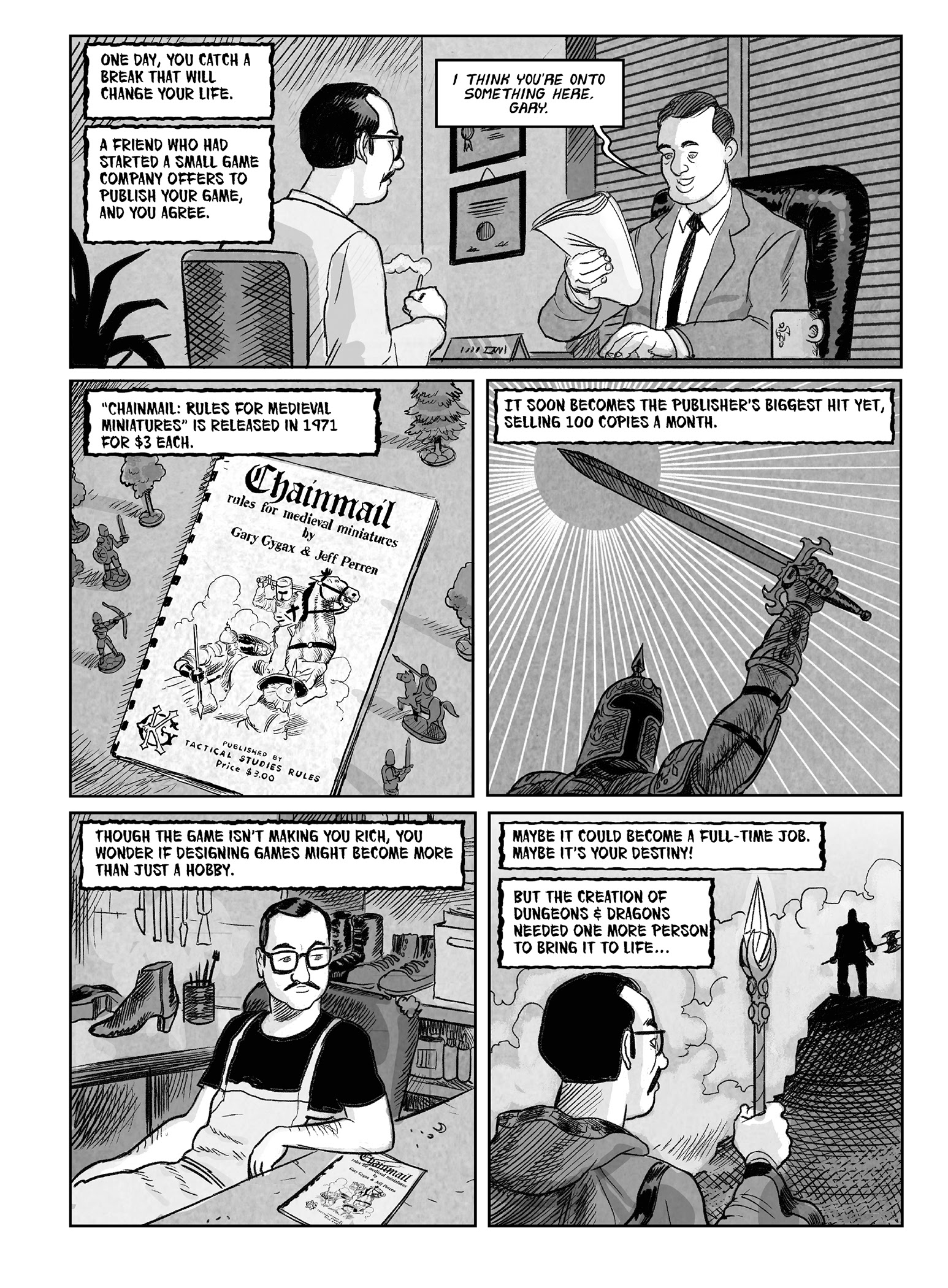 Read online Rise of the Dungeon Master: Gary Gygax and the Creation of D&D comic -  Issue # TPB - 44