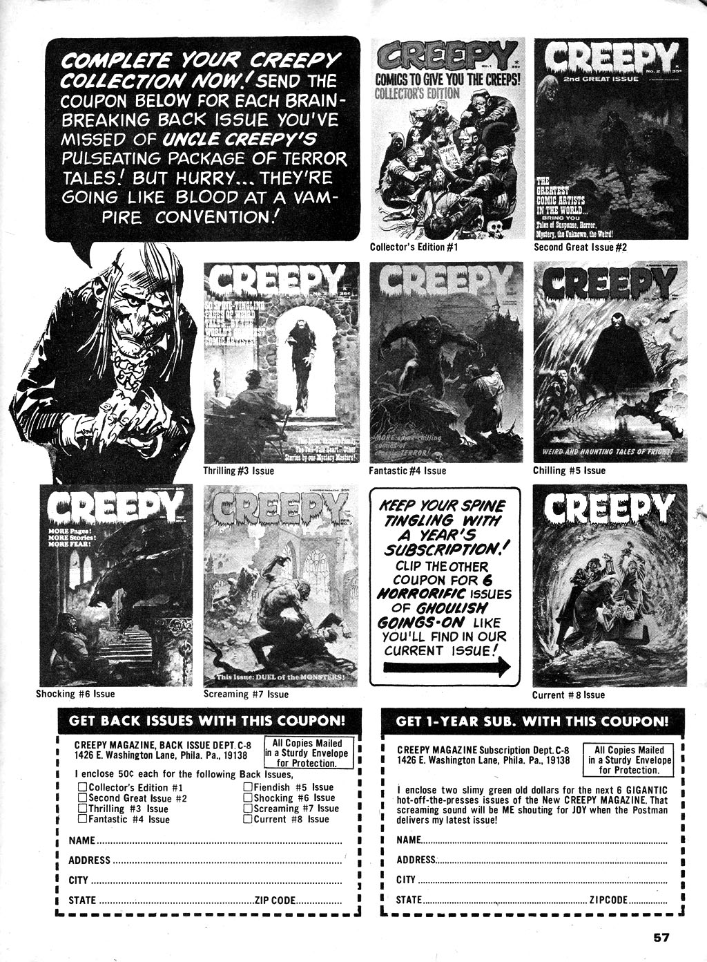 Creepy (1964) Issue #8 #8 - English 57