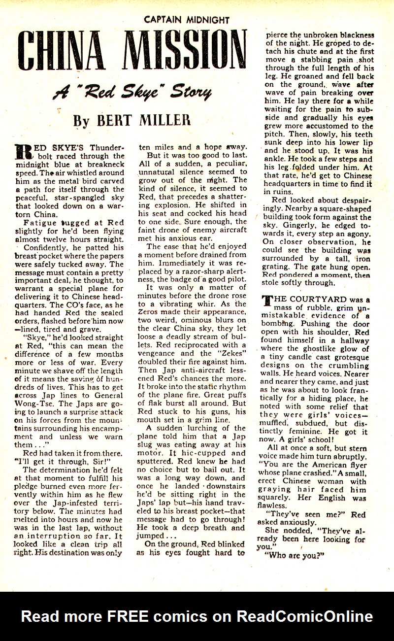 Read online Captain Midnight (1942) comic -  Issue #38 - 29
