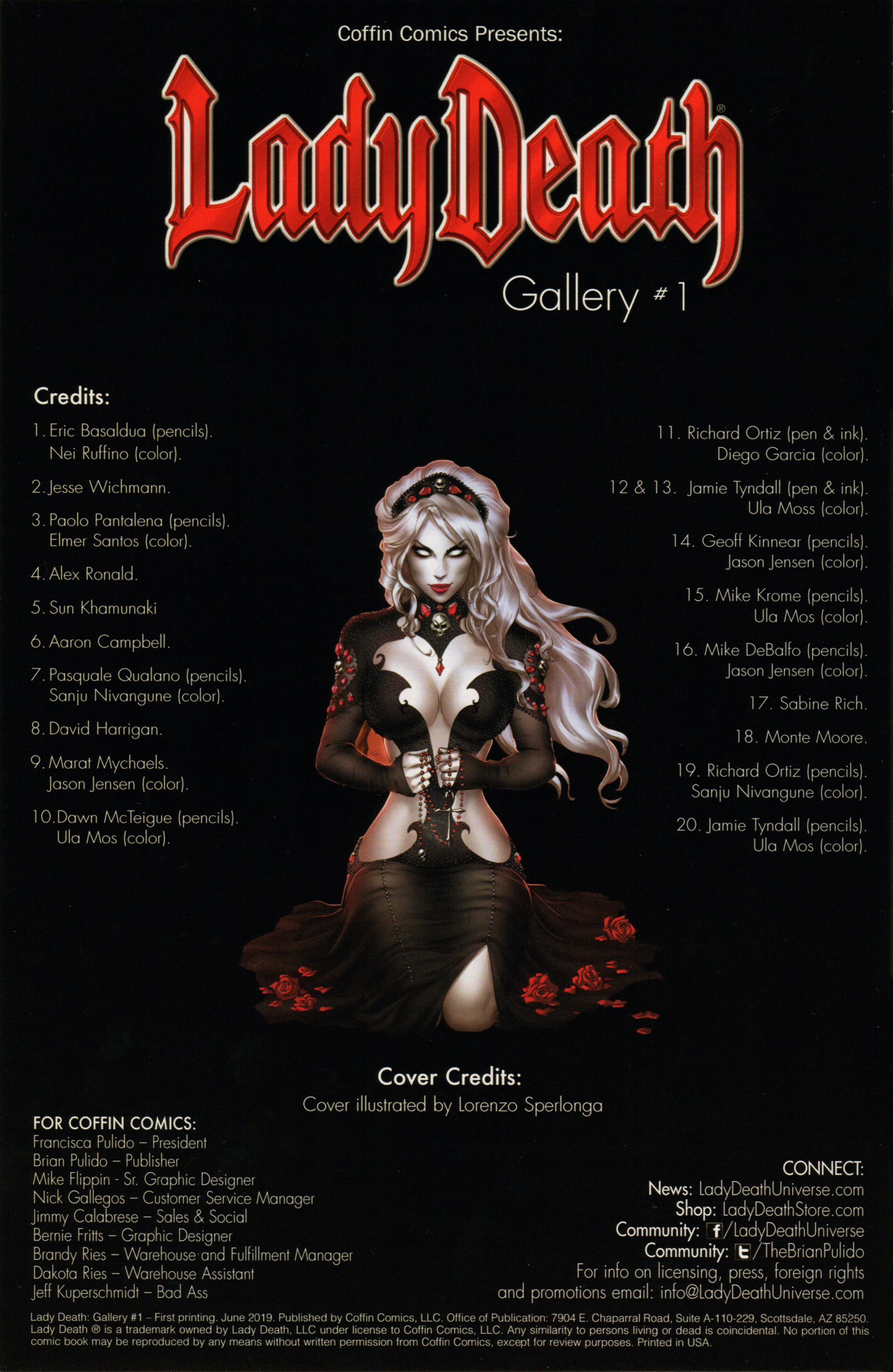 Read online Lady Death Gallery comic -  Issue # Full - 7