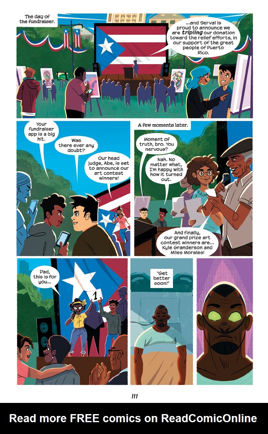 Read online Miles Morales: Shock Waves comic -  Issue # TPB - 115
