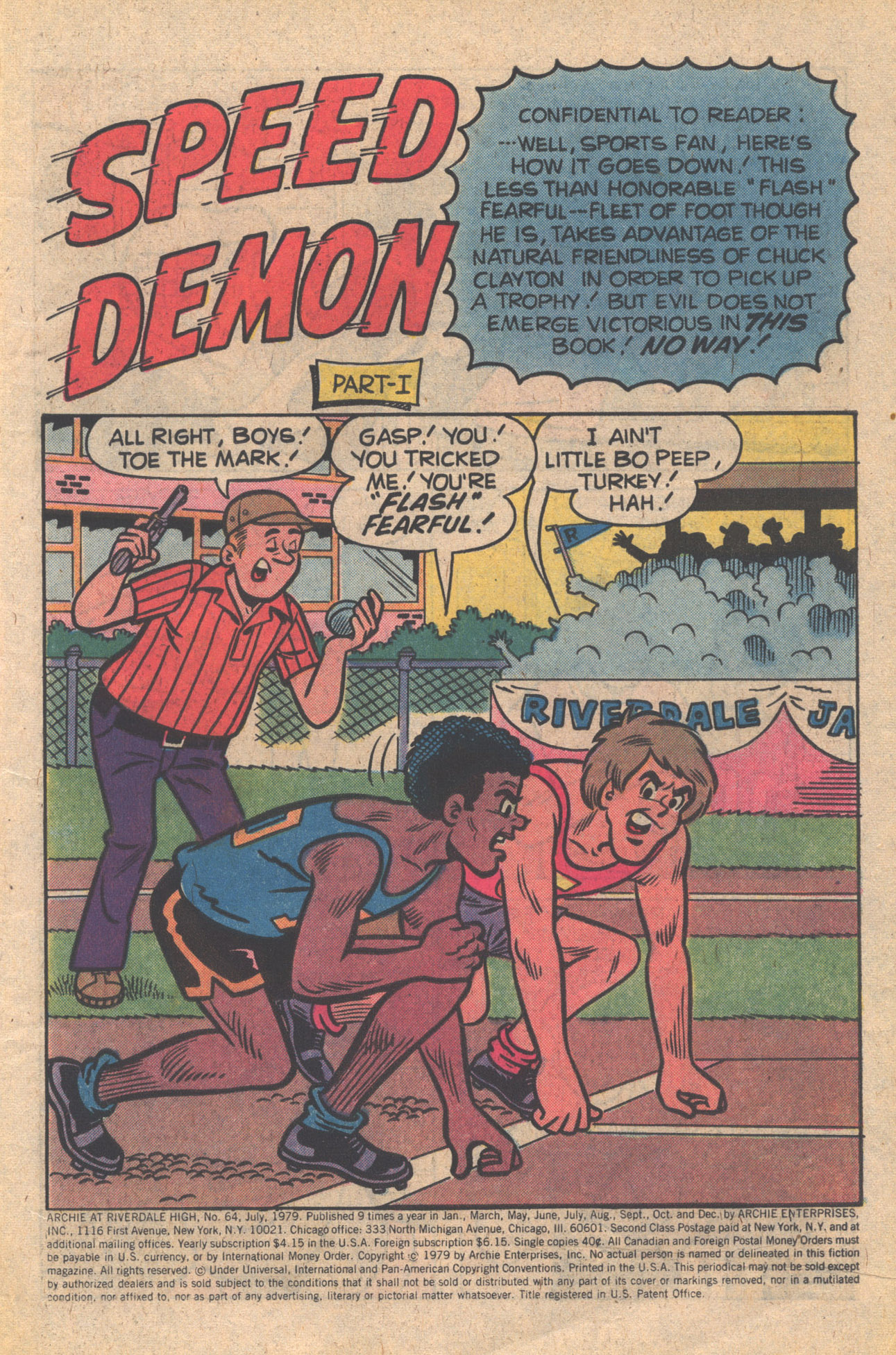 Read online Archie at Riverdale High (1972) comic -  Issue #64 - 3