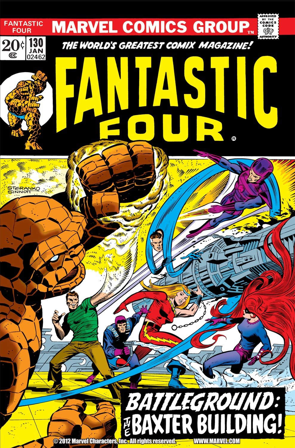 Read online Fantastic Four (1961) comic -  Issue #130 - 1