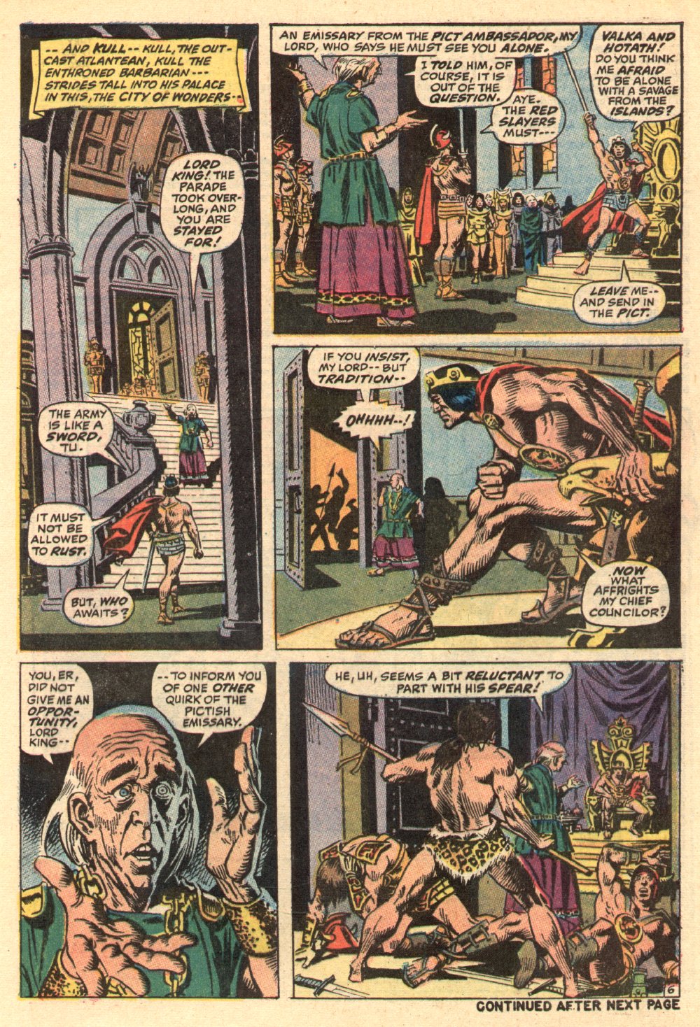 Read online Kull, the Conqueror (1971) comic -  Issue #1 - 9