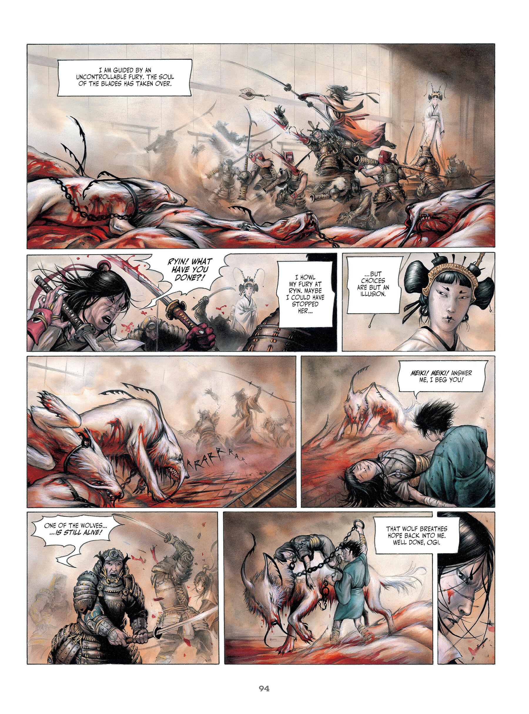 Read online Legends of the Pierced Veil: The Scarlet Blades comic -  Issue # TPB (Part 1) - 94