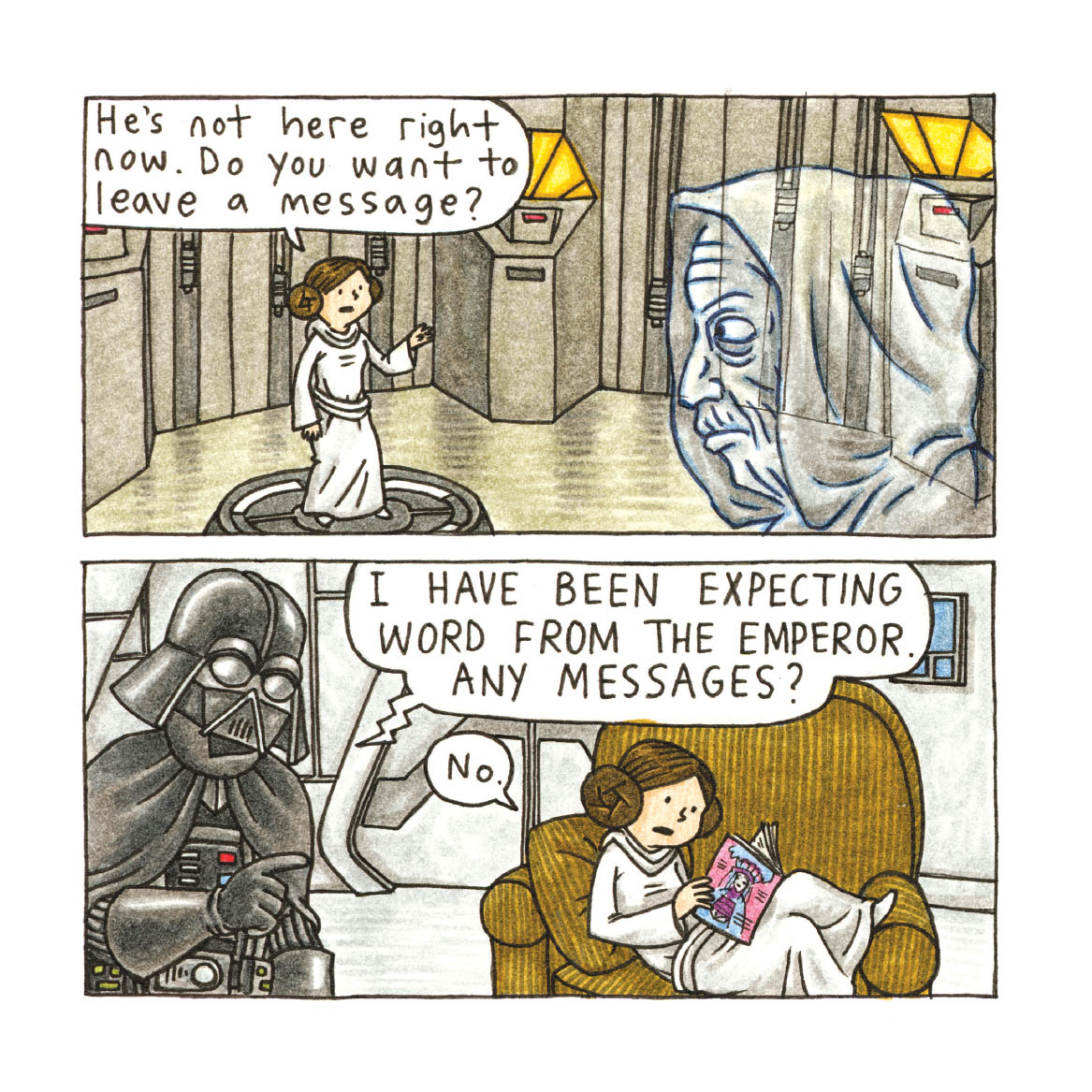 Read online Star Wars: Vader's Little Princess comic -  Issue # TPB - 50