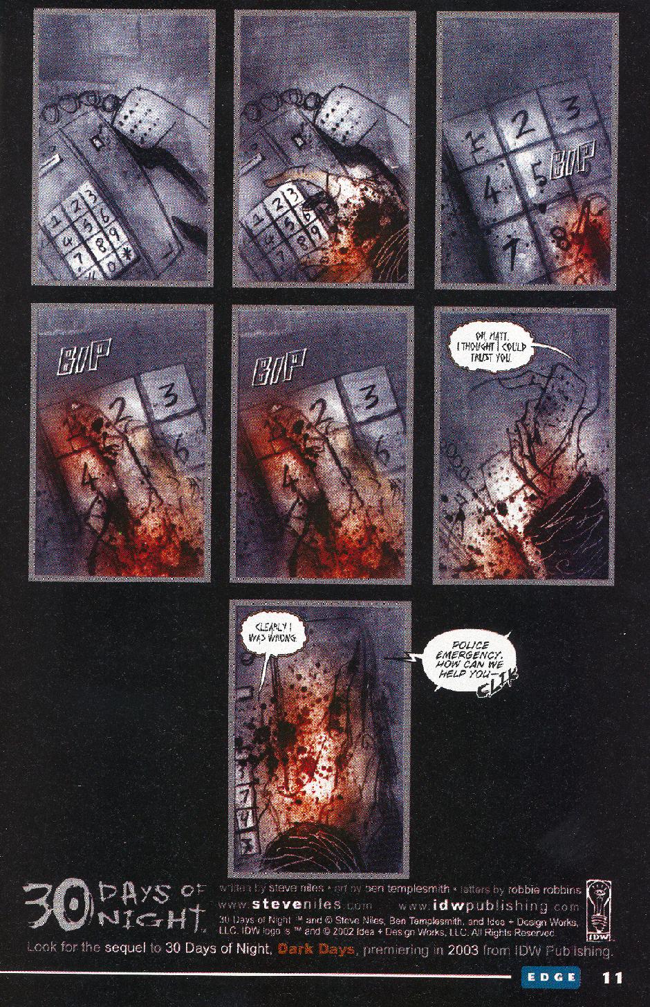 Read online Dark Days comic -  Issue #0 - 1