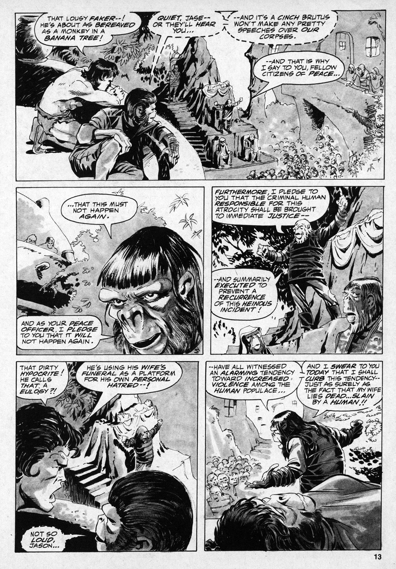 Read online Planet of the Apes comic -  Issue #2 - 12