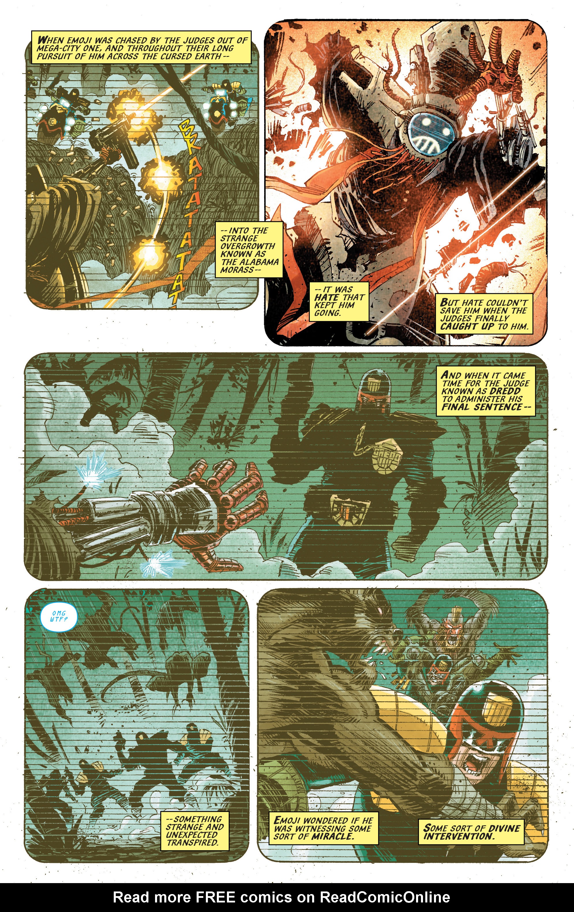 Read online Predator Vs. Judge Dredd Vs. Aliens comic -  Issue #3 - 5