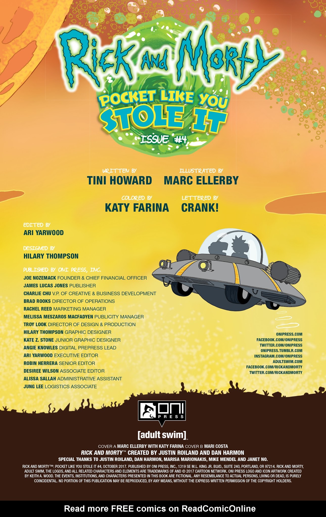 Read online Rick and Morty: Pocket Like You Stole It comic -  Issue #4 - 2