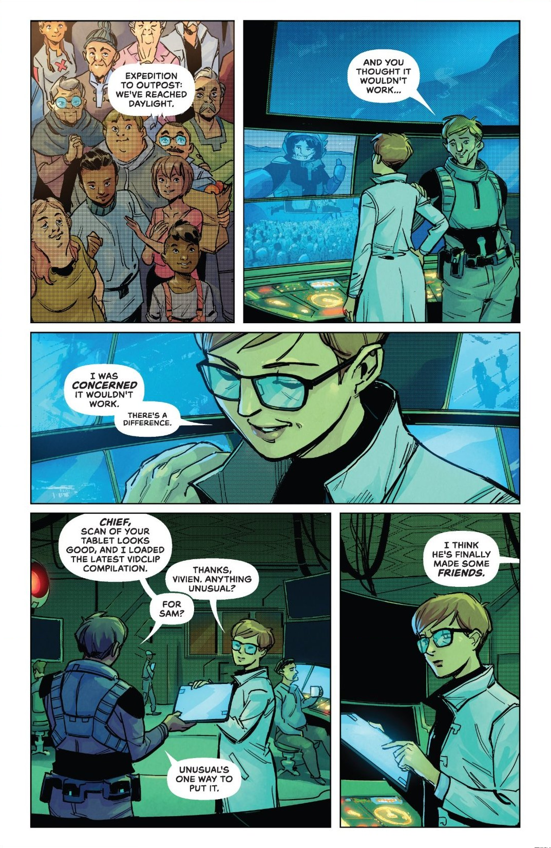 Read online Outpost Zero comic -  Issue #7 - 5