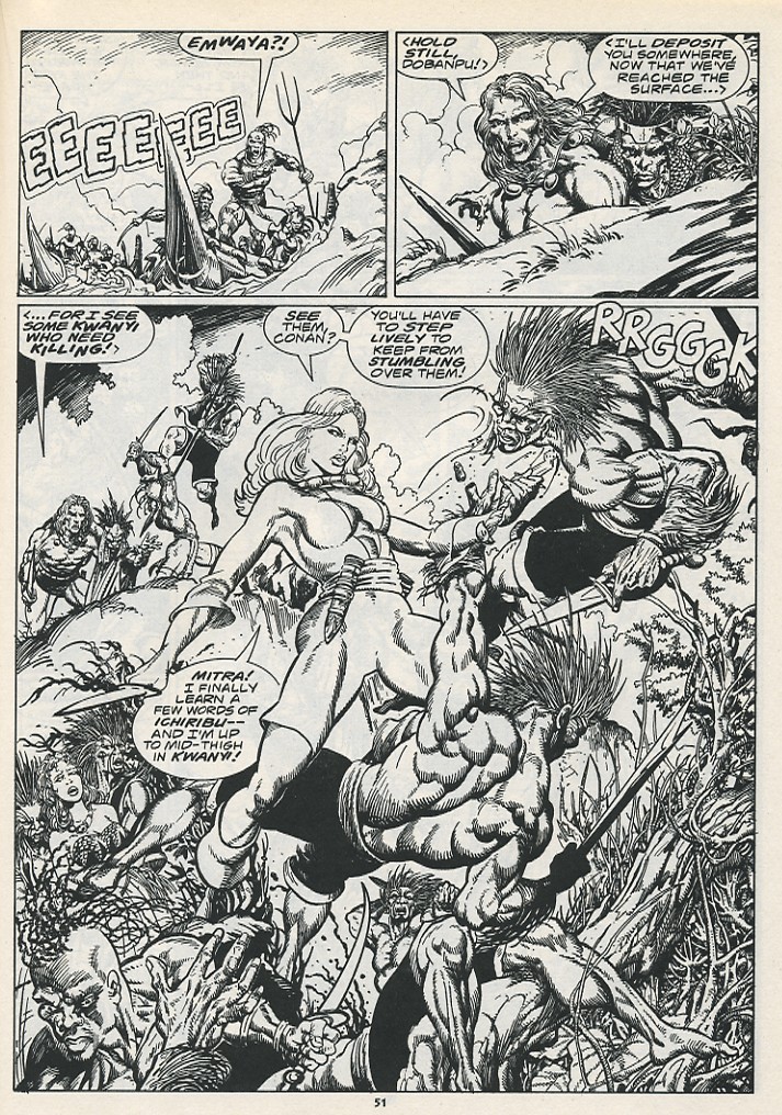 Read online The Savage Sword Of Conan comic -  Issue #217 - 53